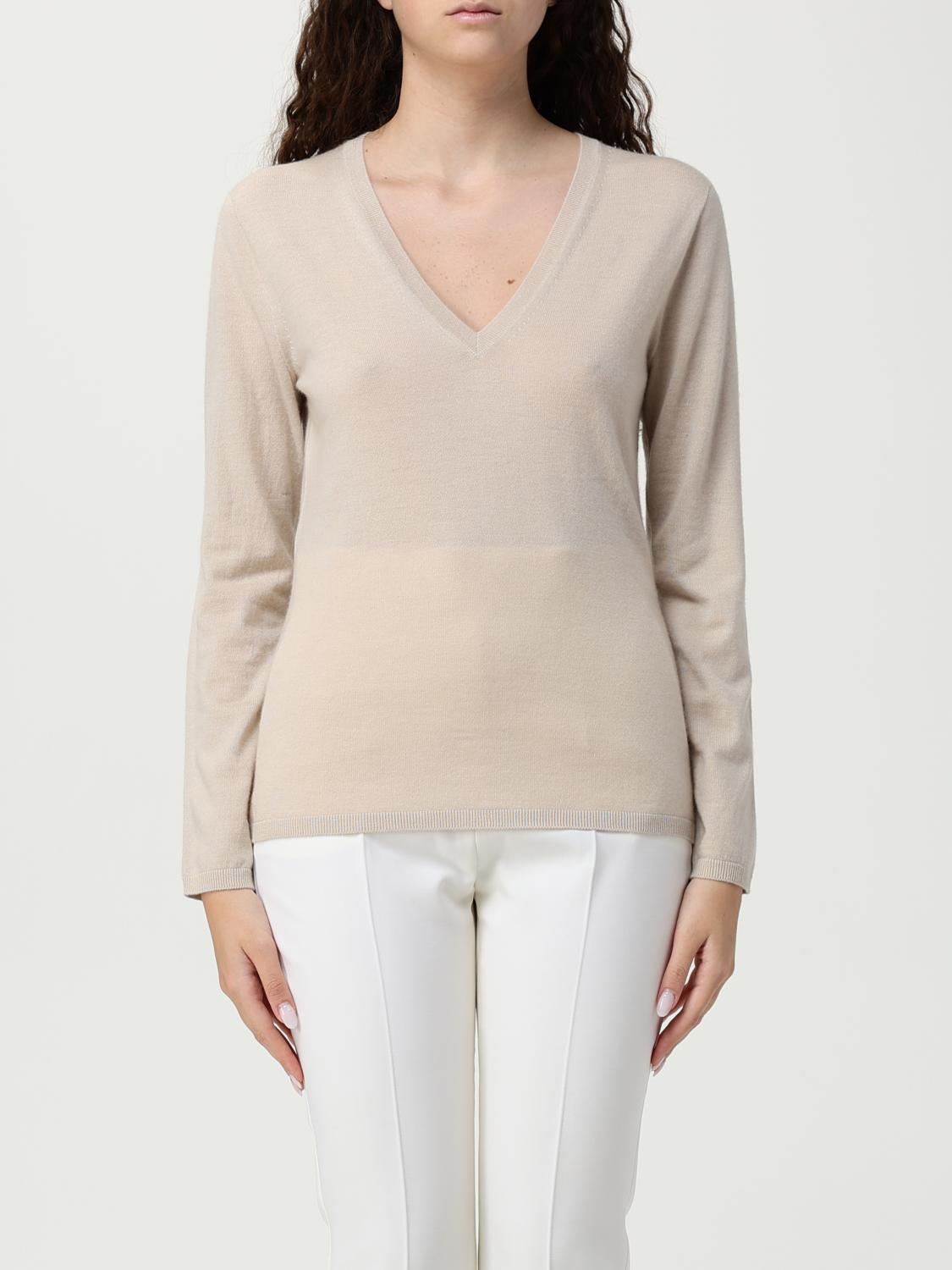 Max Mara Sweater Woman Sand MAX MARA