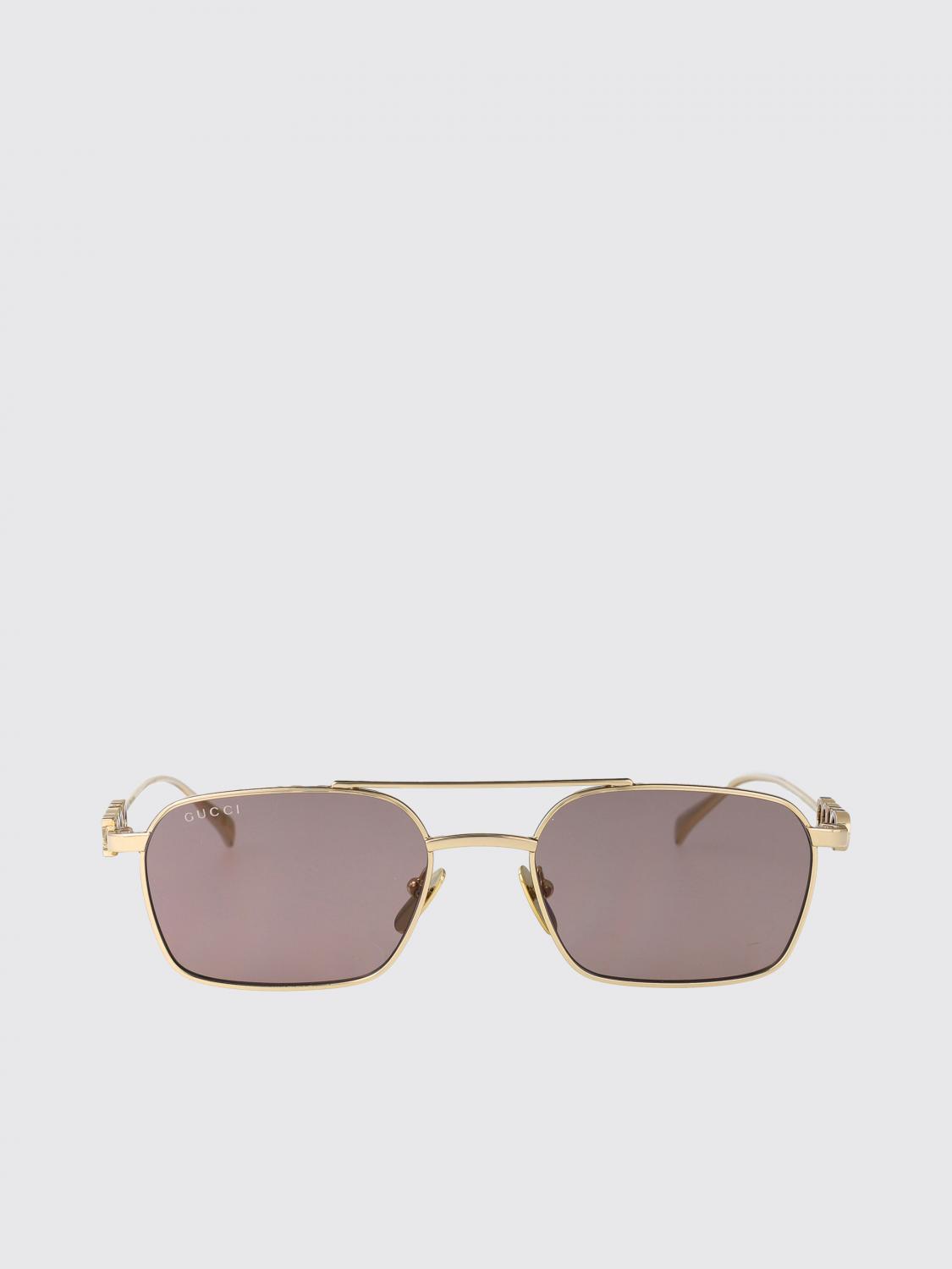 Gucci Sunglasses Woman Gold GUCCI