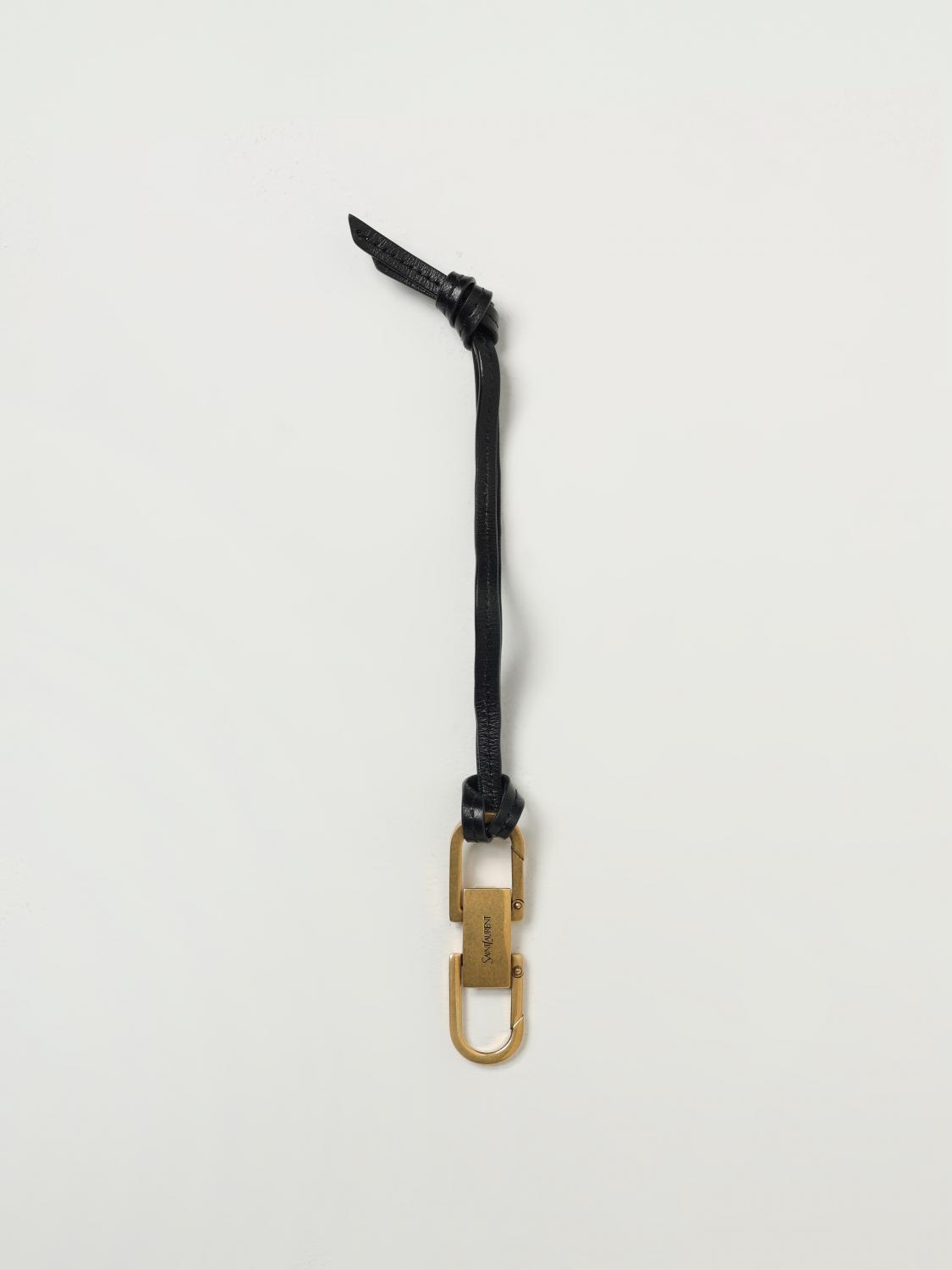 Saint Laurent Keyring Men Gold SAINT LAURENT