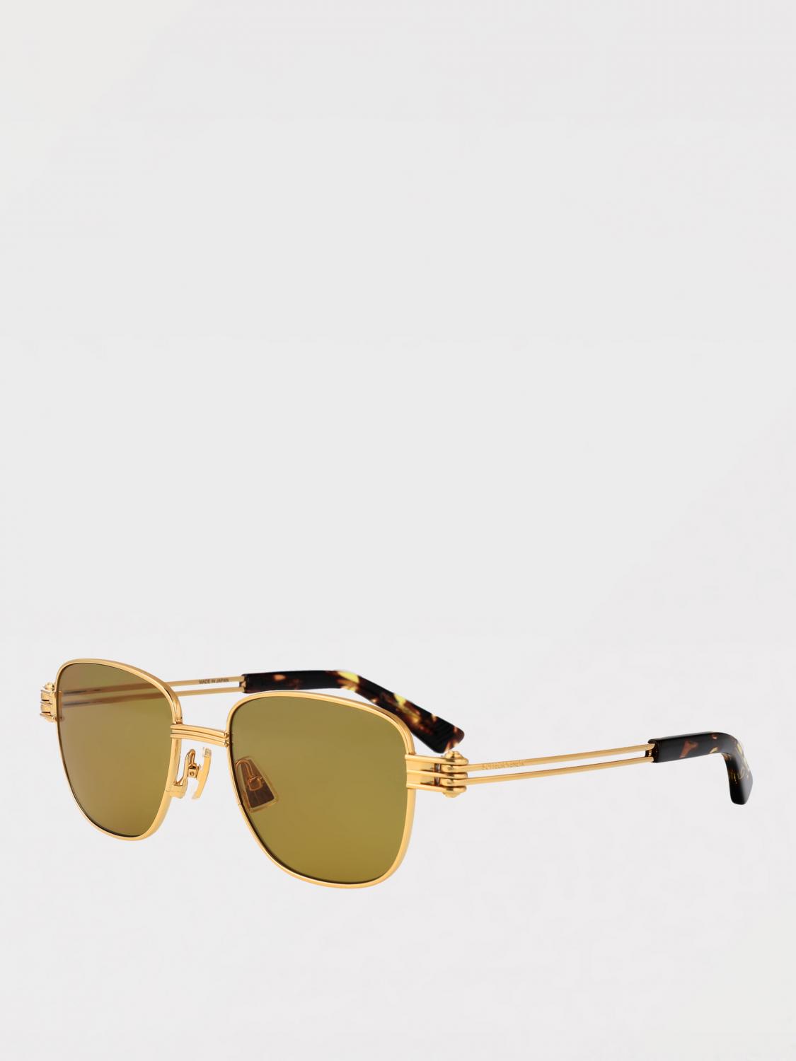 Bottega Veneta Sunglasses Men Gold BOTTEGA VENETA