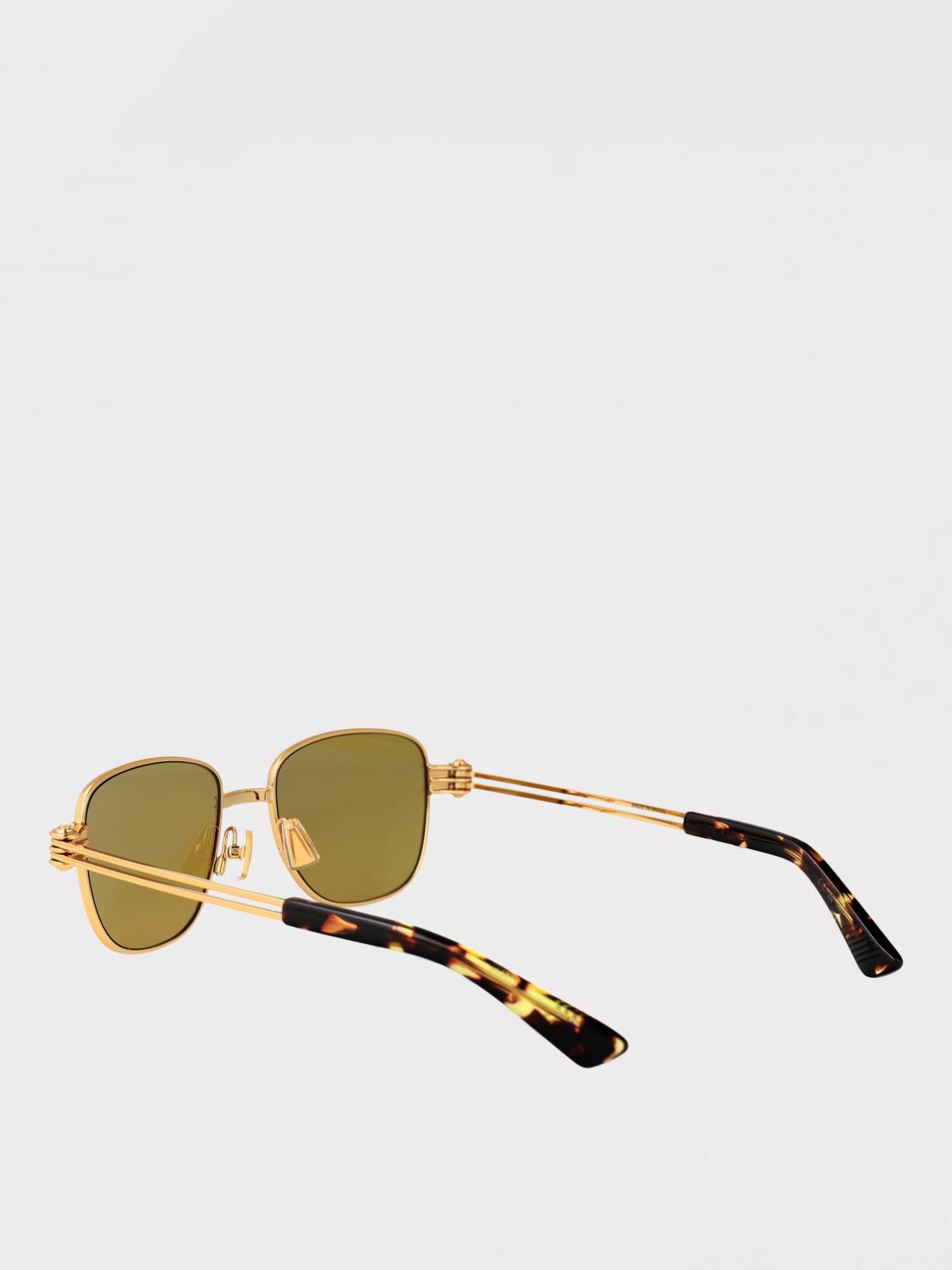 Bottega Veneta Sunglasses Men Gold BOTTEGA VENETA