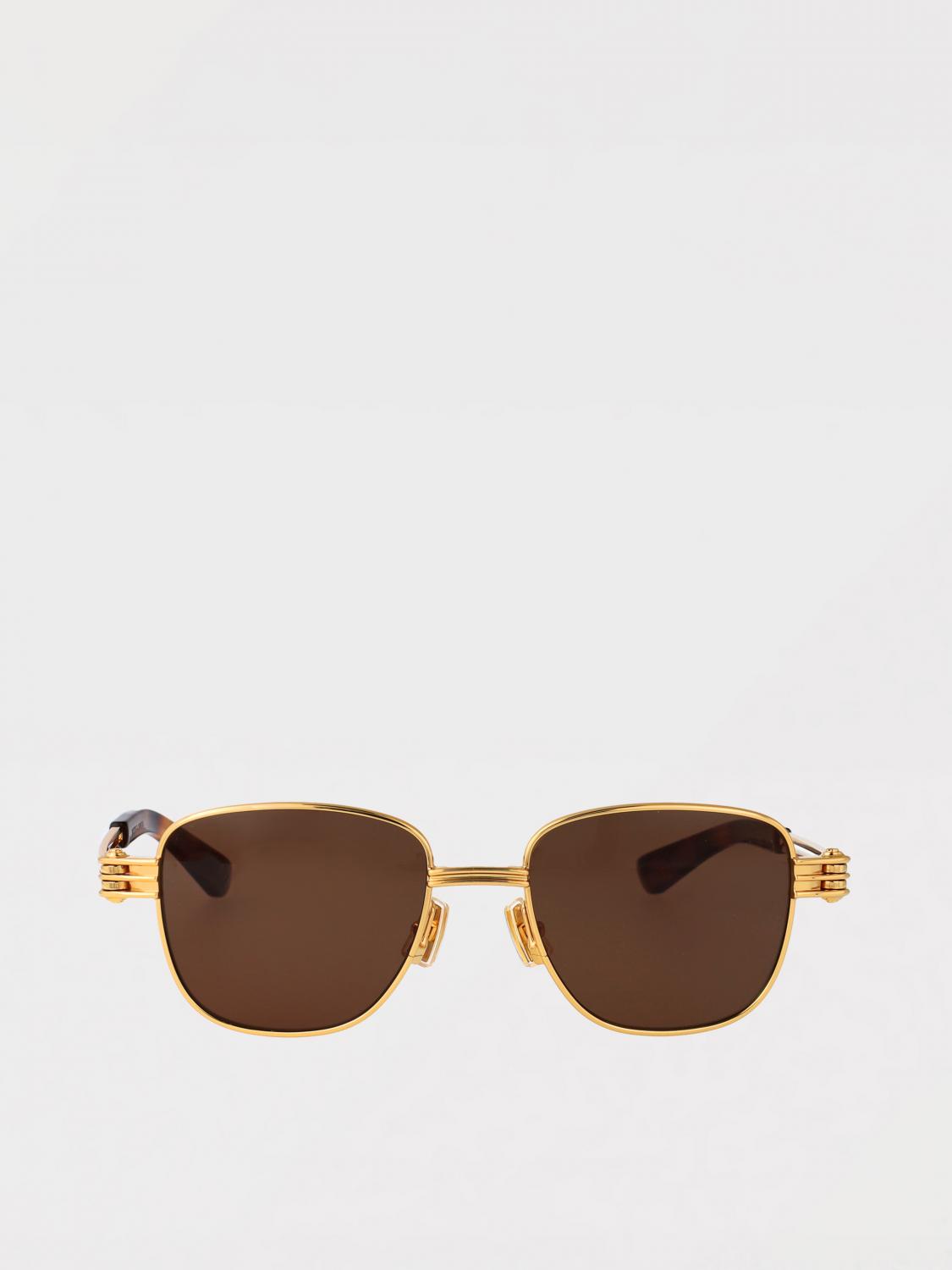 Bottega Veneta Sunglasses Men Yellow Gold BOTTEGA VENETA