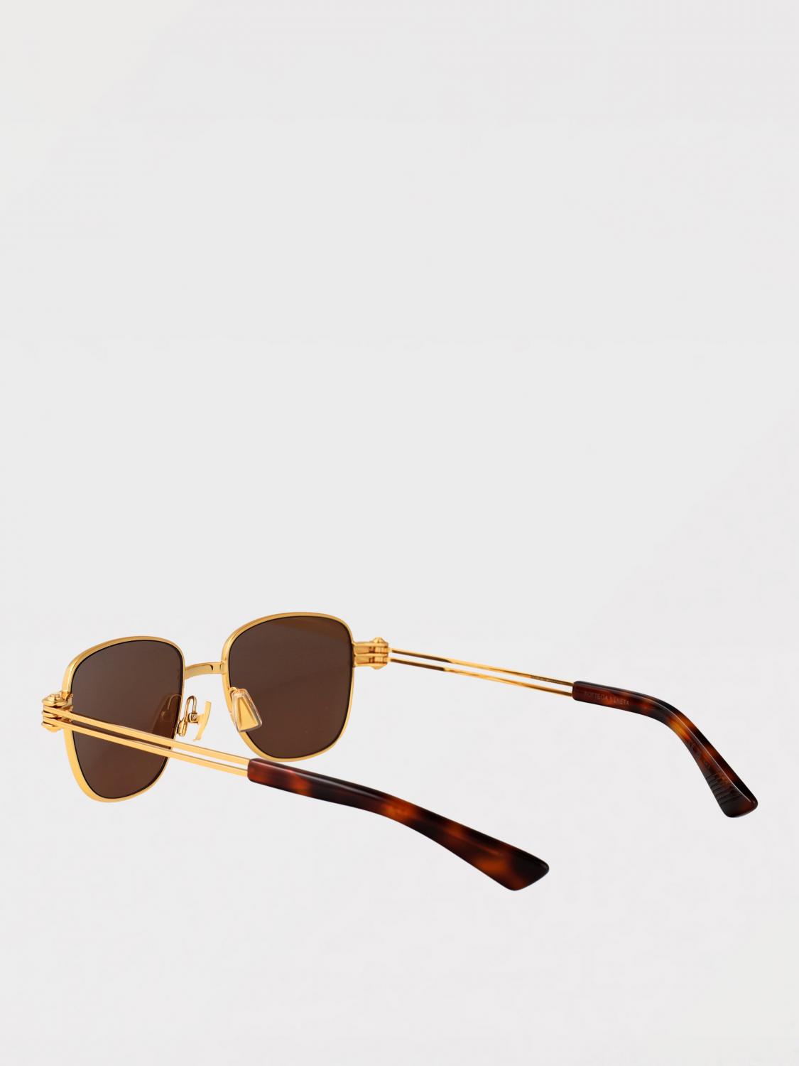 Bottega Veneta Sunglasses Men Yellow Gold BOTTEGA VENETA