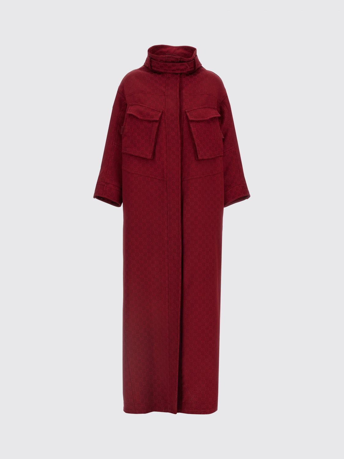 Gucci Trench Coat Woman Red GUCCI