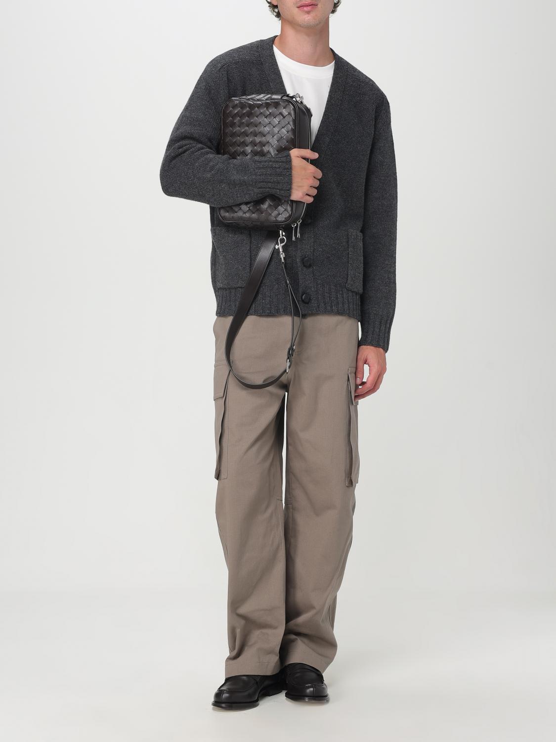 Bottega Veneta Shoulder Bag Men Brown BOTTEGA VENETA