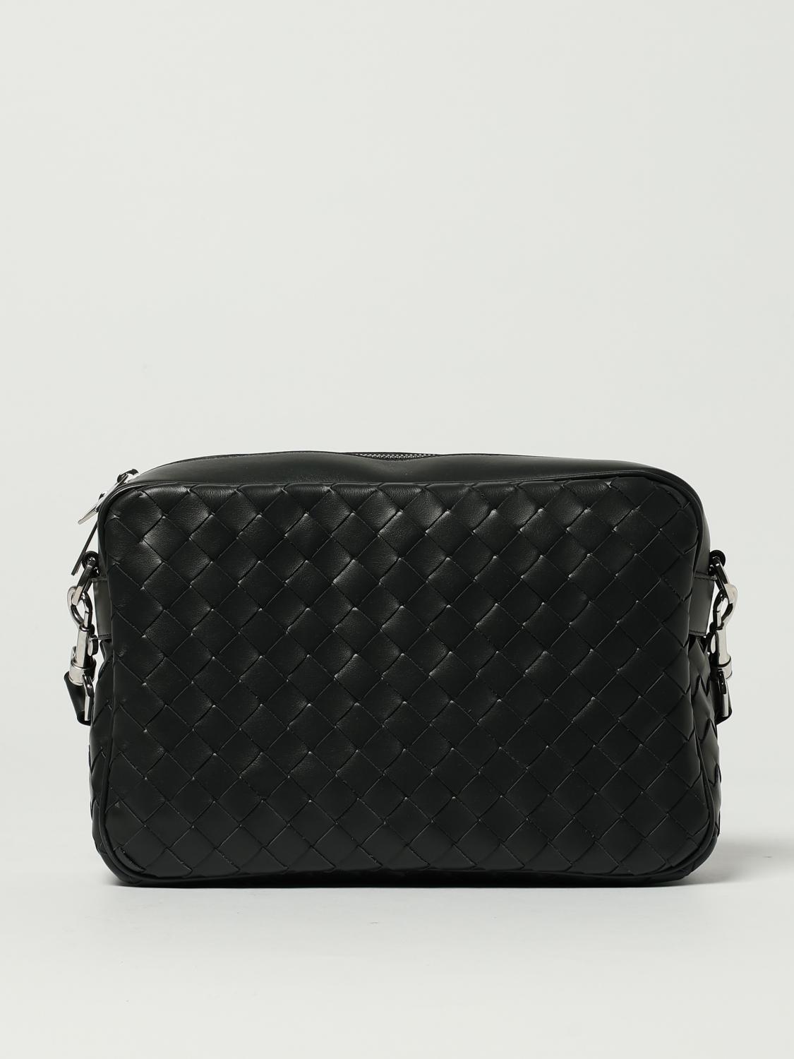 Bottega Veneta Shoulder Bag Men Silver BOTTEGA VENETA