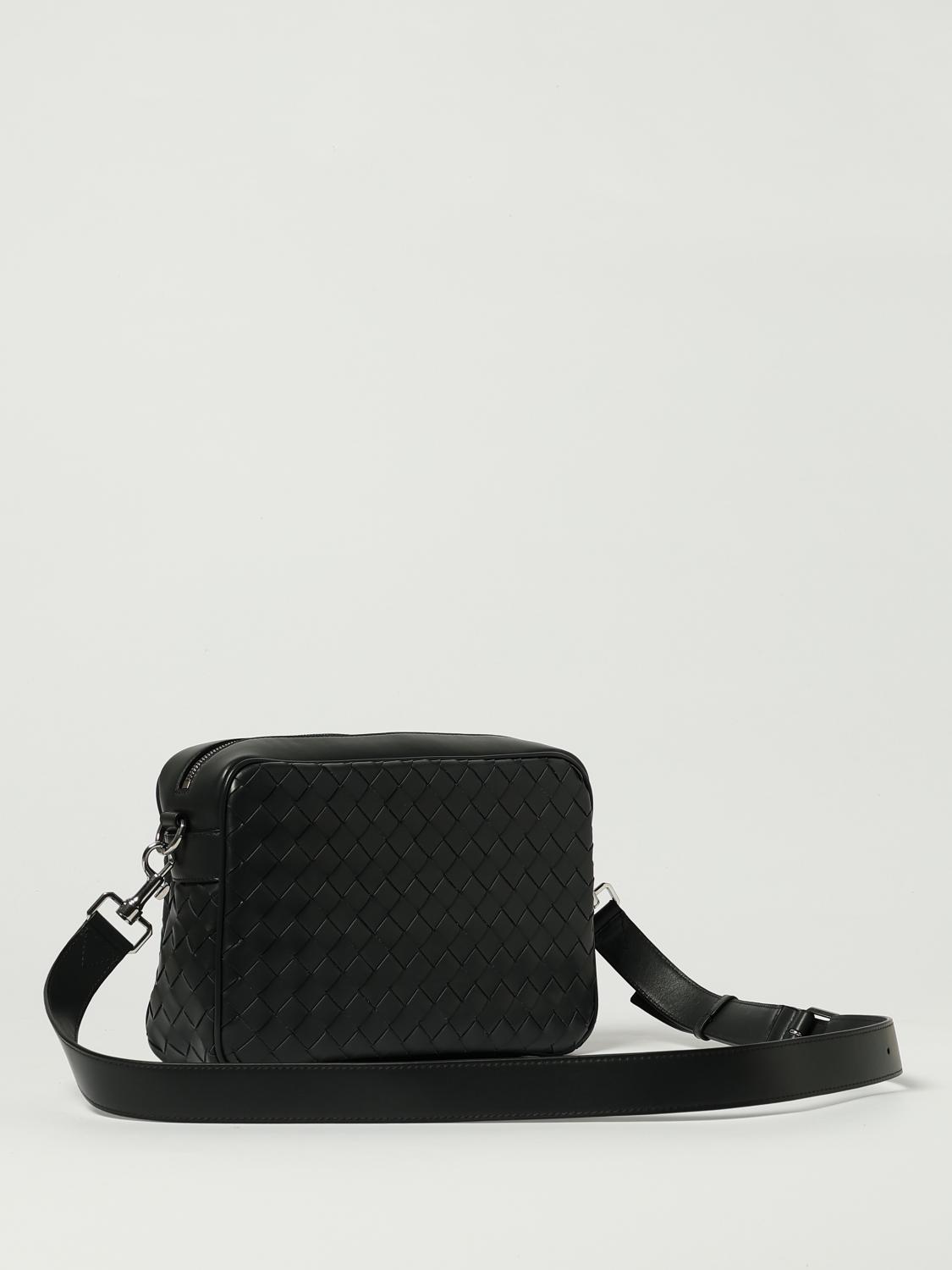 Bottega Veneta Shoulder Bag Men Silver BOTTEGA VENETA