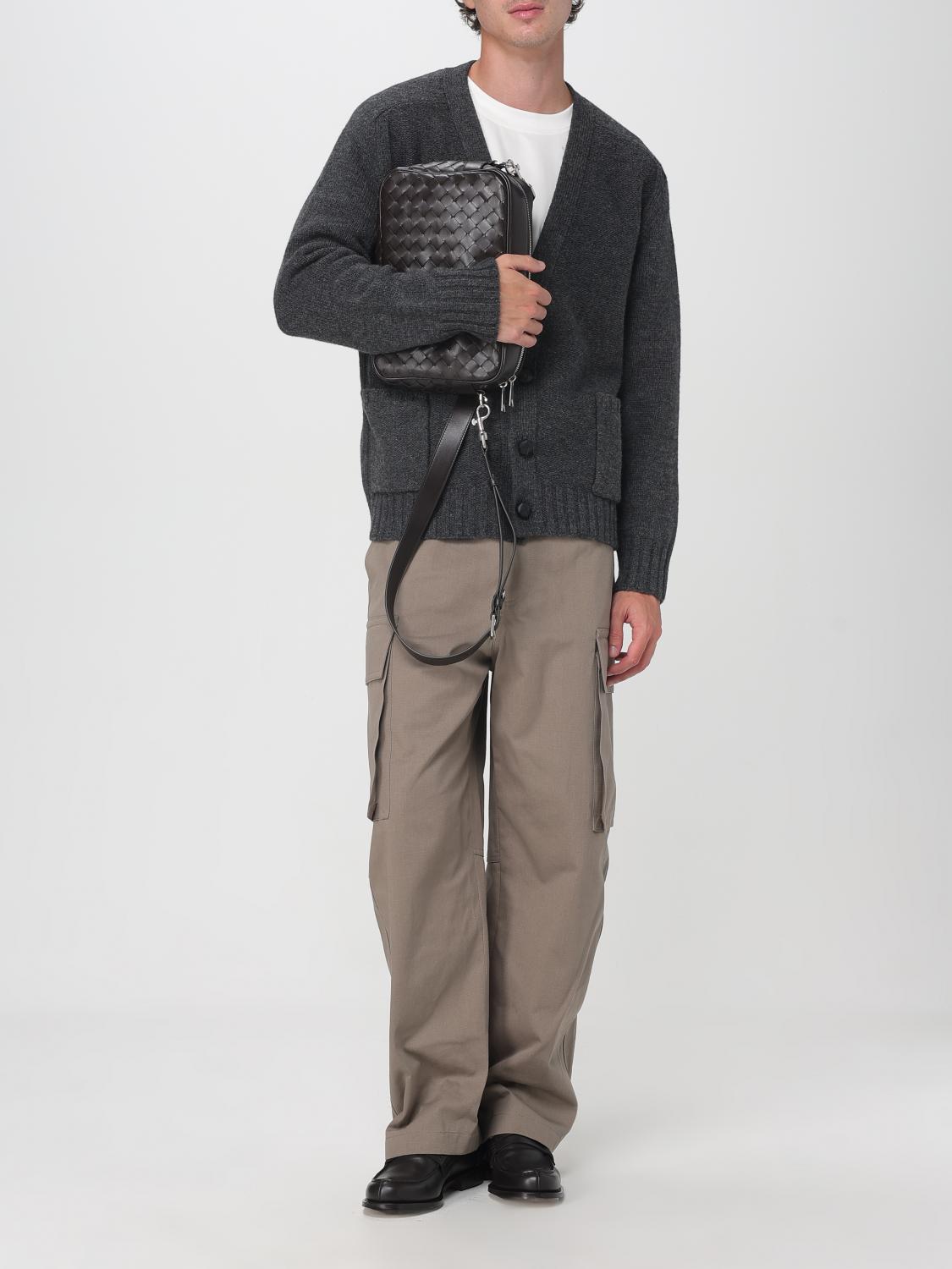 Bottega Veneta Sweater Men Grey BOTTEGA VENETA