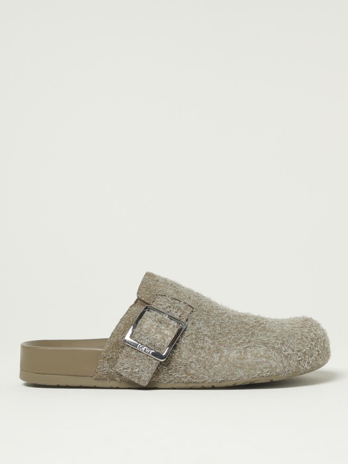 Loewe Sandals Men Kaki LOEWE