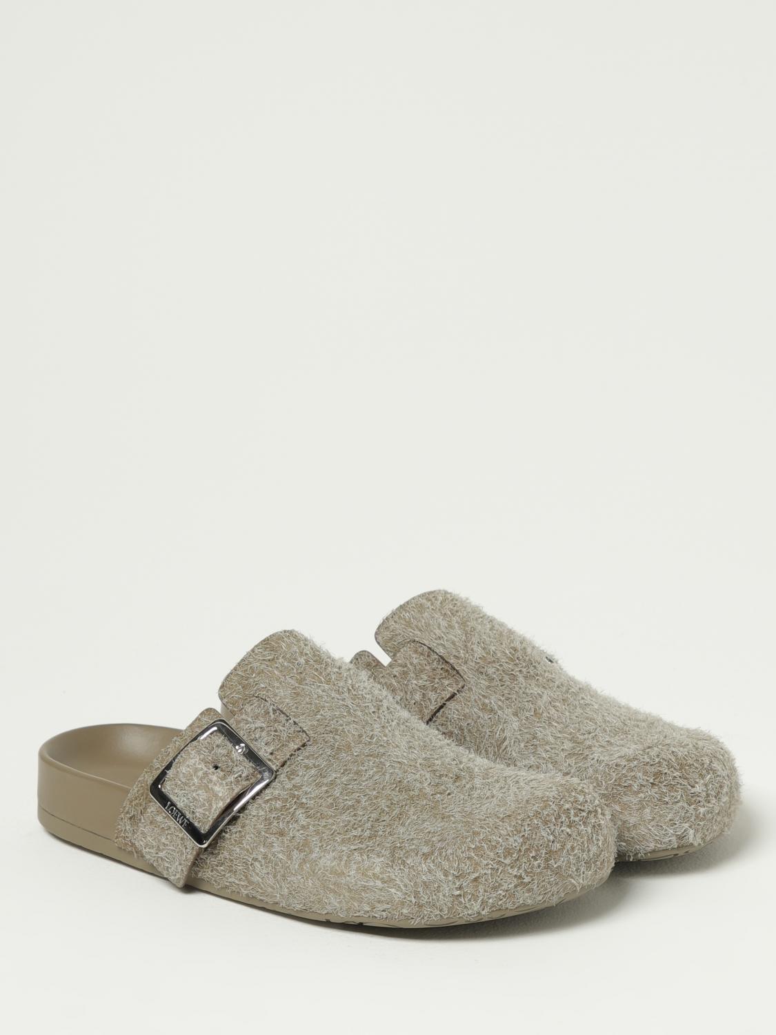 Loewe Sandals Men Kaki LOEWE
