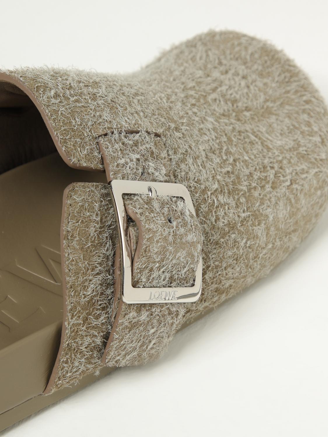 Loewe Sandals Men Kaki LOEWE