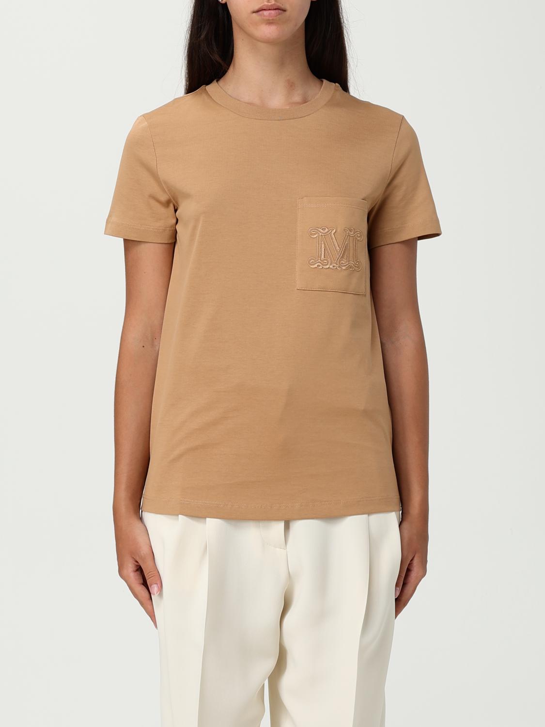 Max Mara T-Shirt Woman Camel MAX MARA