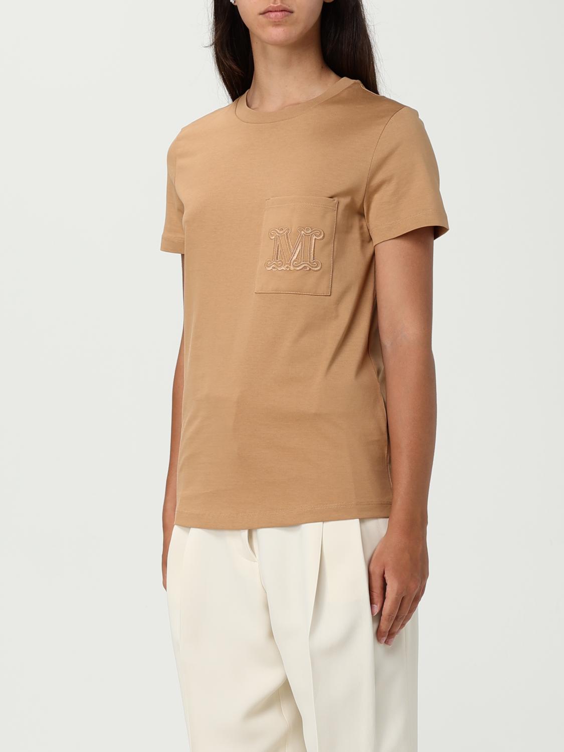 Max Mara T-Shirt Woman Camel MAX MARA