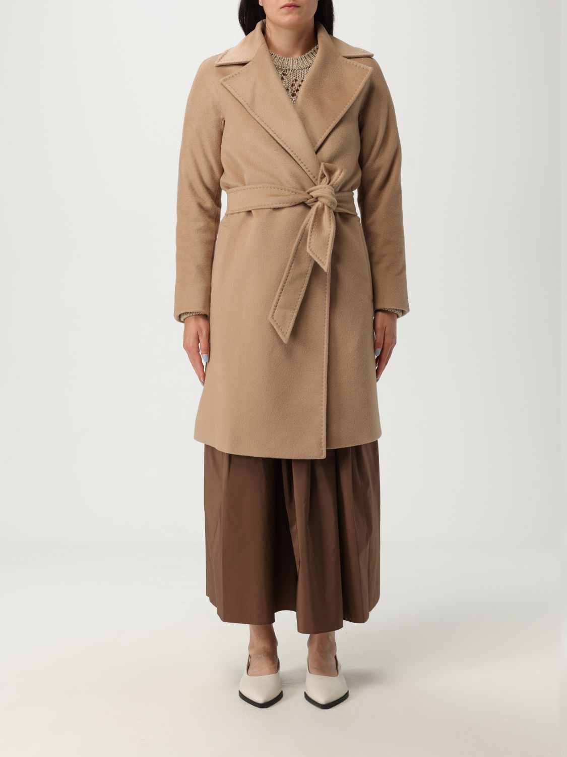 Max Mara Studio Women Coat Woman Max Mara Studio MAX MARA STUDIO