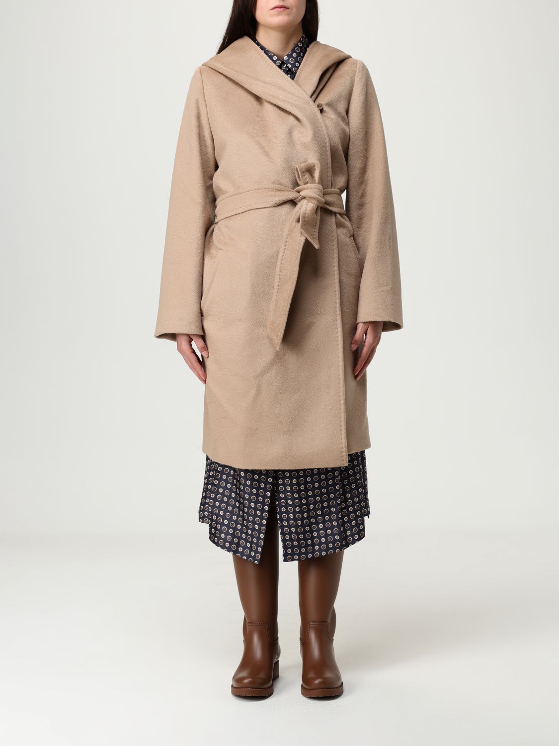 Max Mara Studio Women Coat Woman Max Mara Studio MAX MARA STUDIO