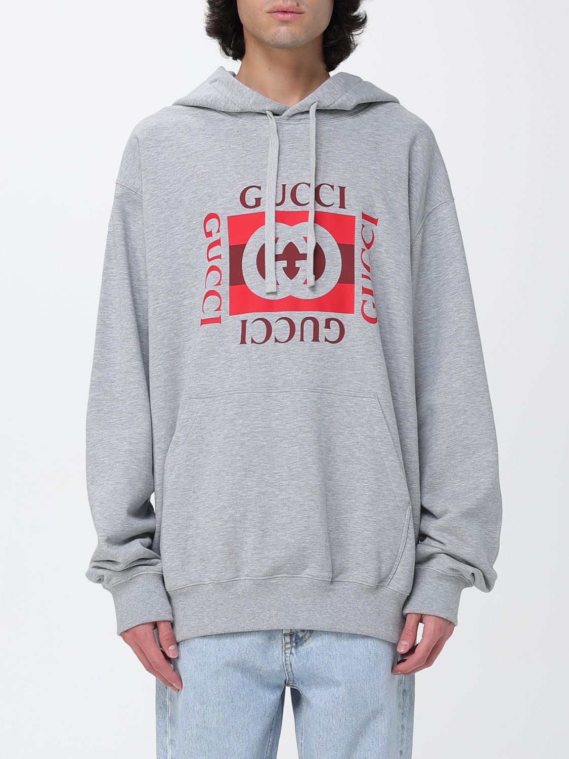 Gucci Sweatshirt Men Grey GUCCI