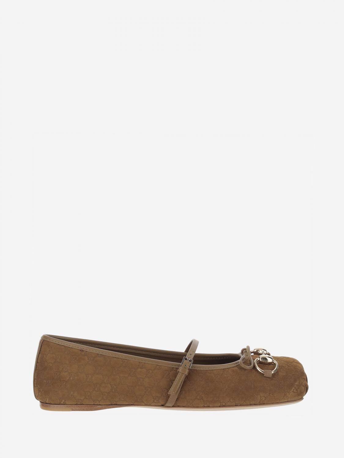 Gucci Ballet Flat Woman Brown GUCCI