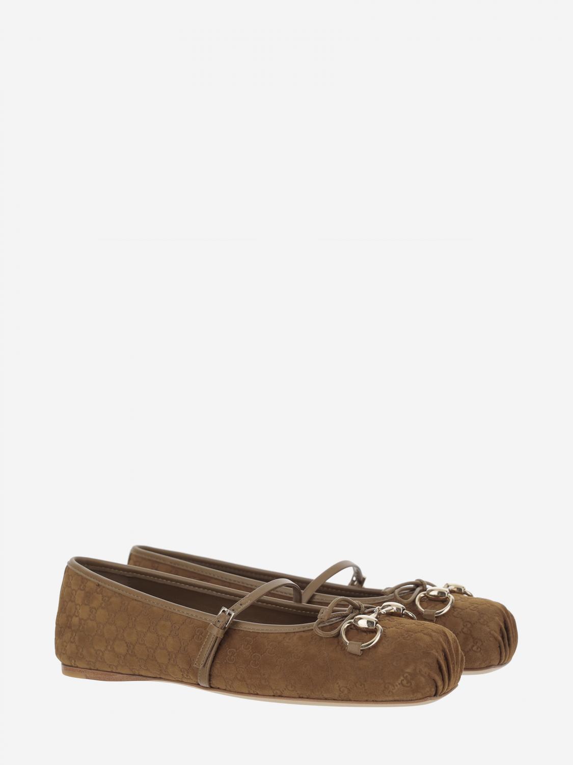 Gucci Ballet Flat Woman Brown GUCCI