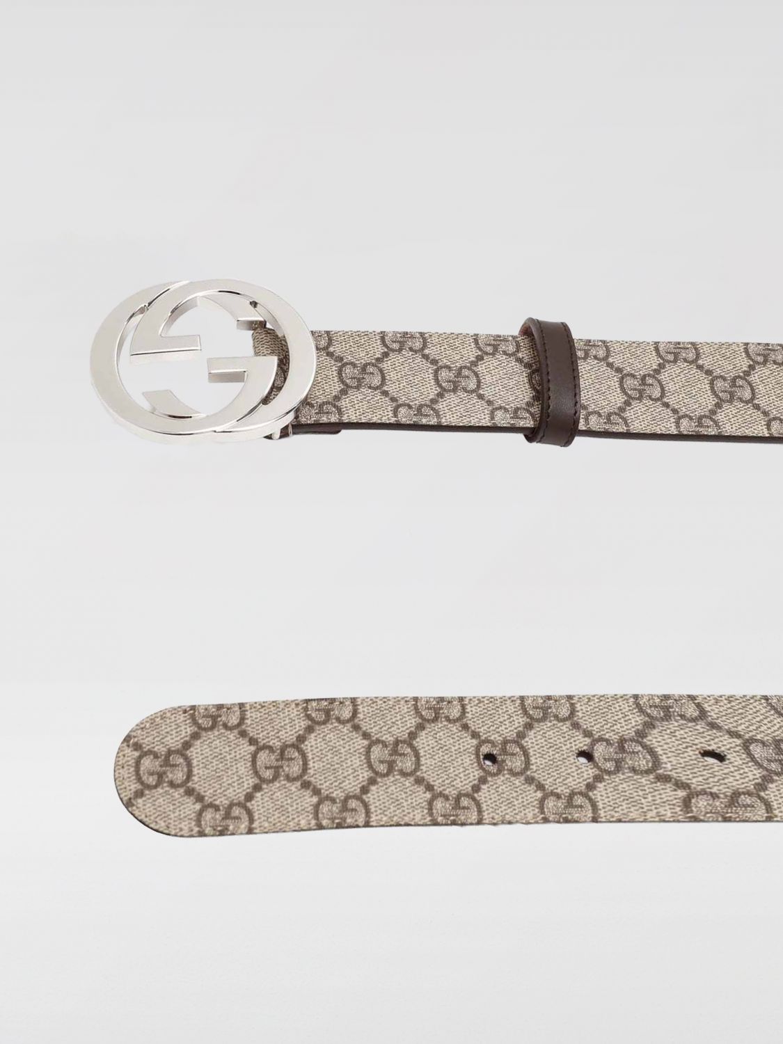 Gucci Belt Men Beige GUCCI