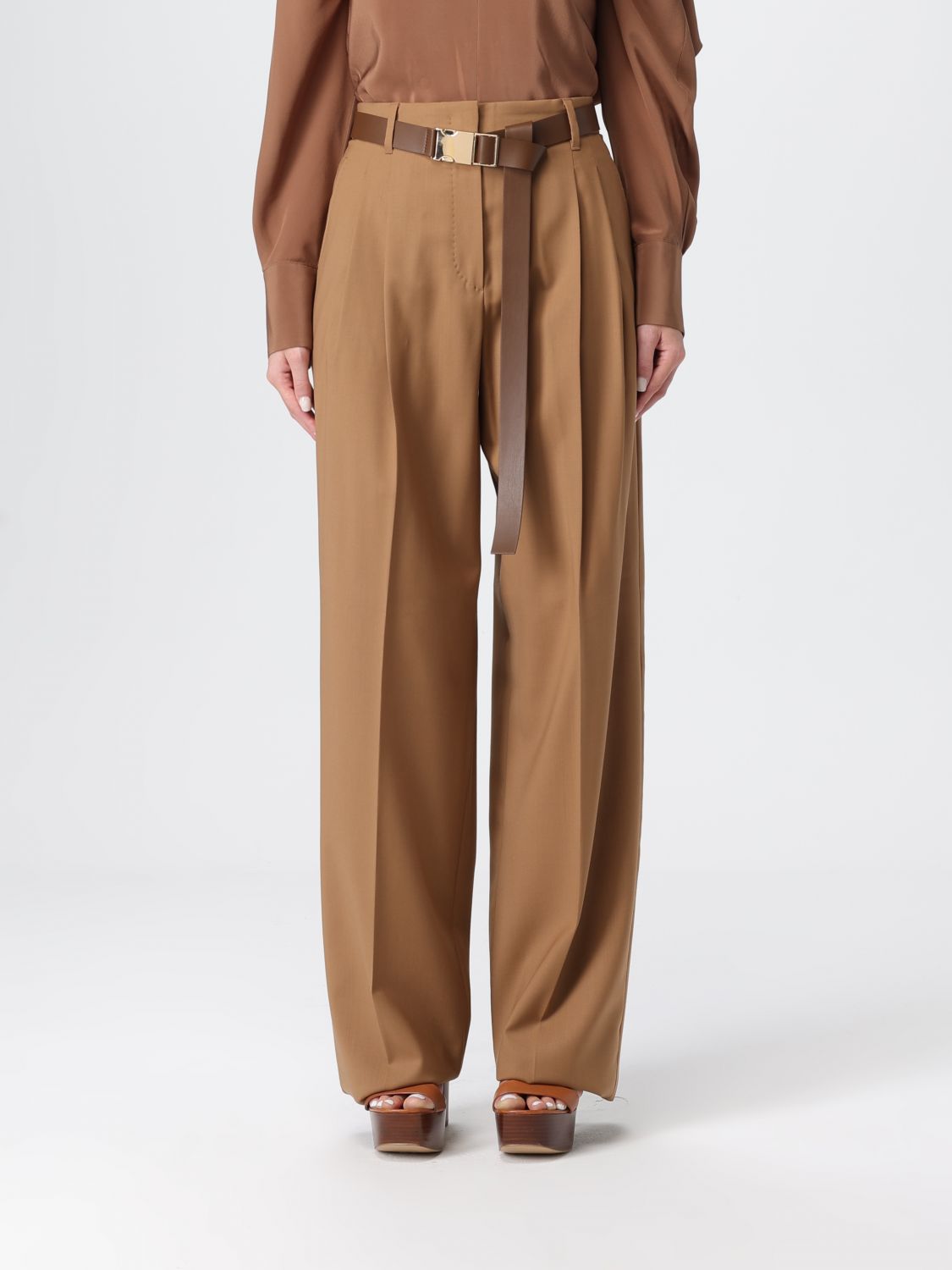 Max Mara Studio Pants Woman Camel MAX MARA STUDIO
