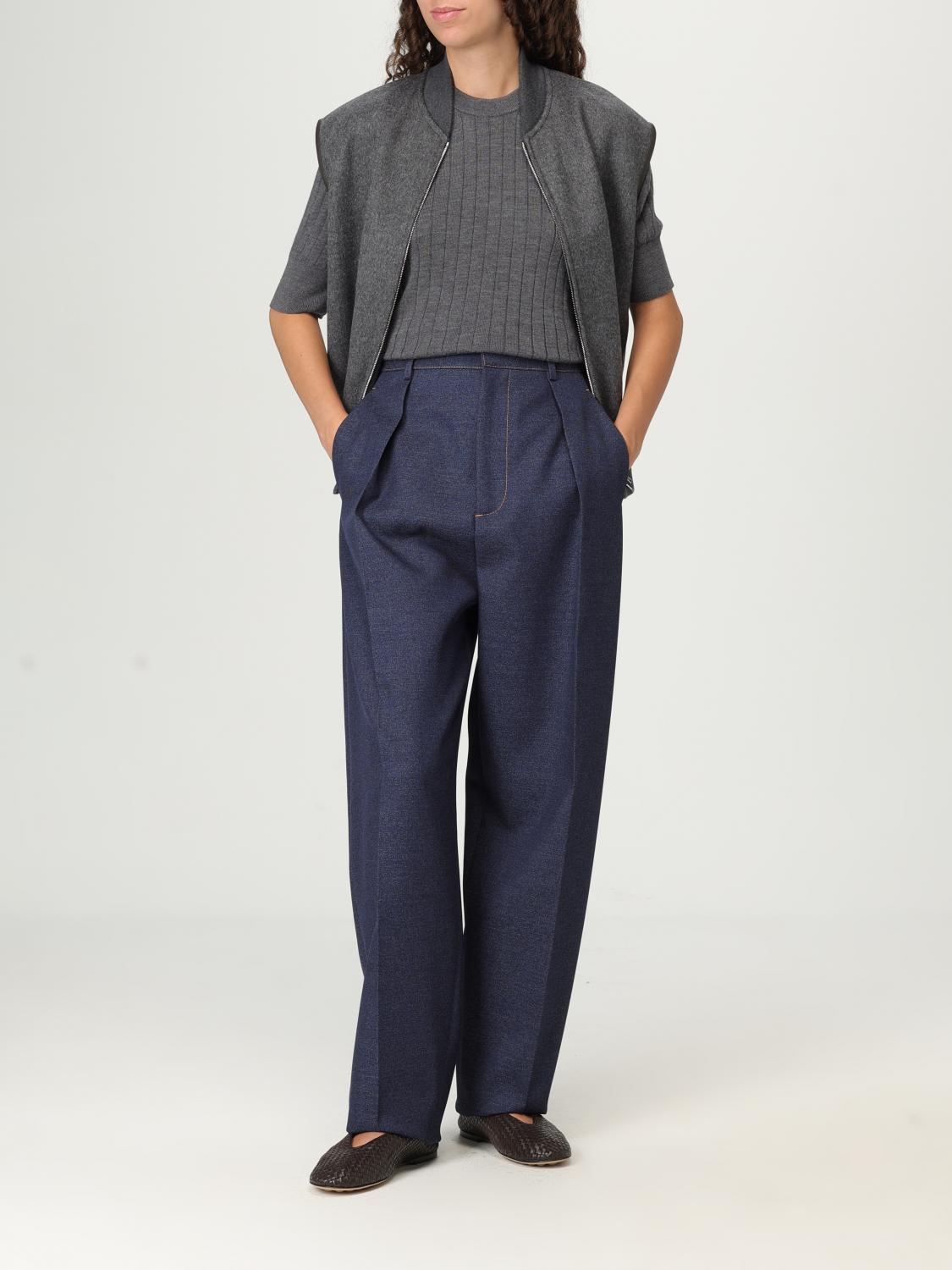 Bottega Veneta Waistcoat Woman Black BOTTEGA VENETA