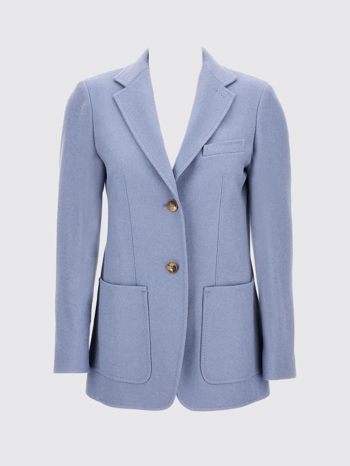 Max Mara Jacket Woman Gnawed Blue MAX MARA