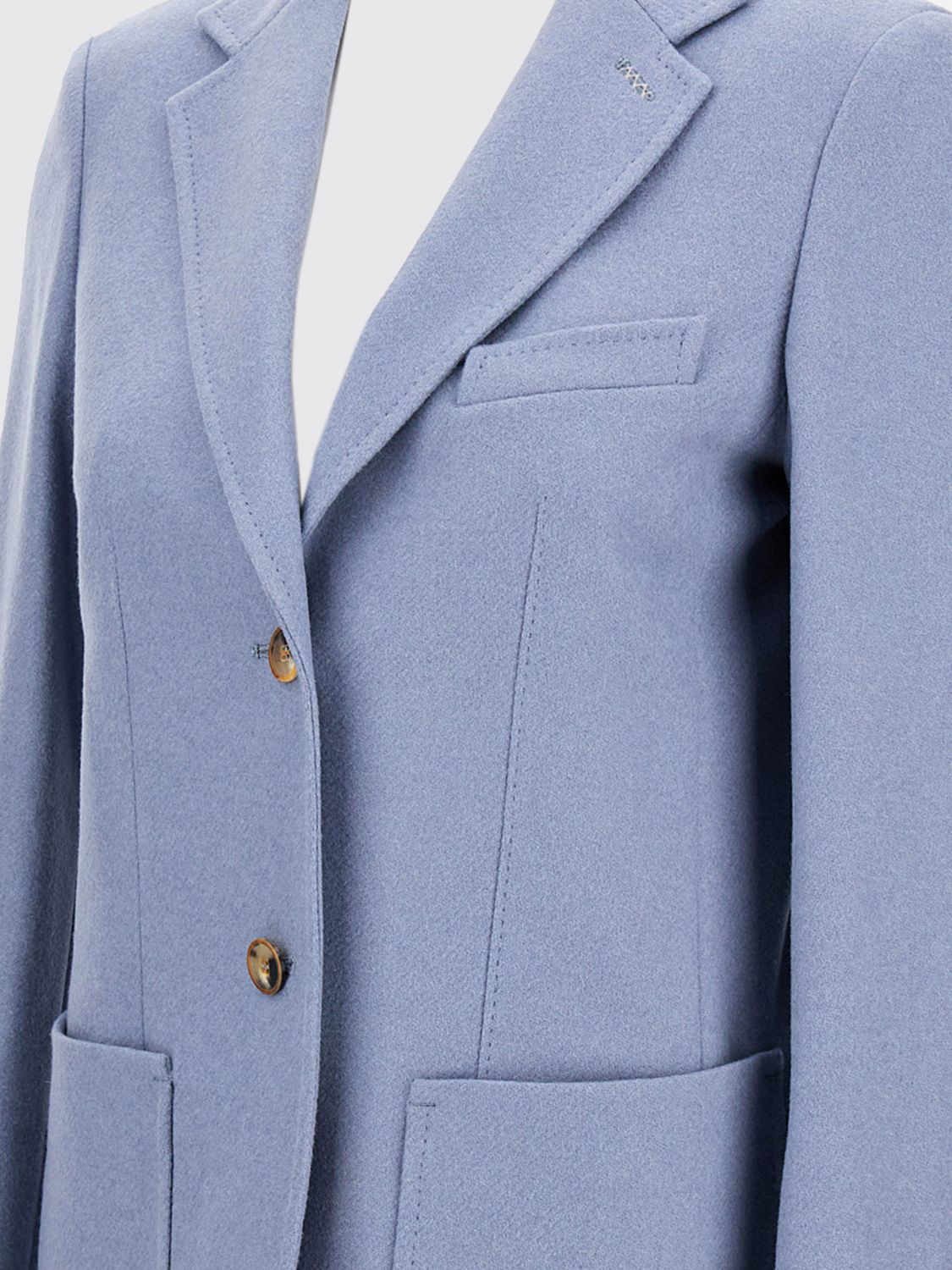Max Mara Jacket Woman Gnawed Blue