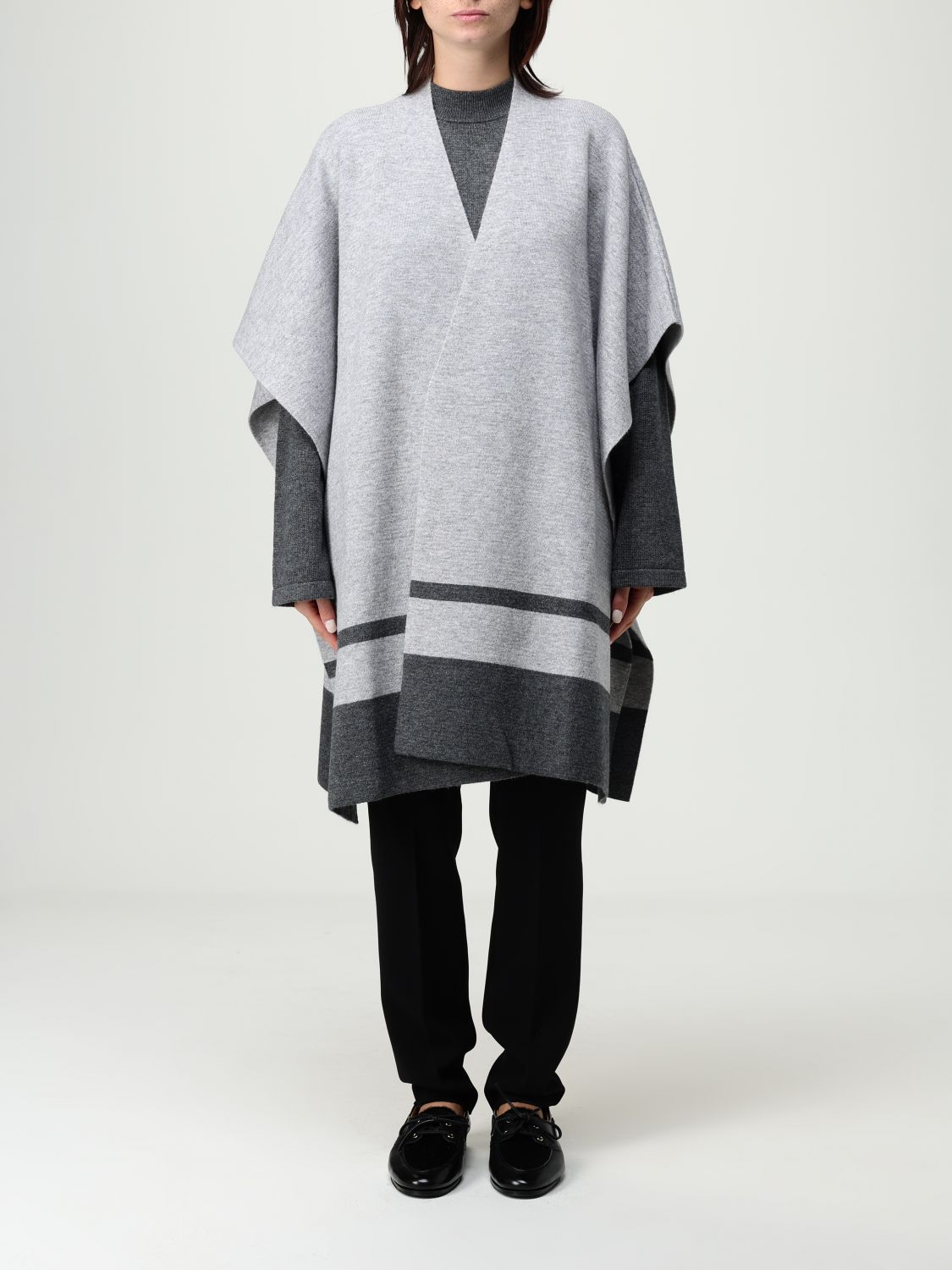 Max Mara Coat Woman Grey MAX MARA