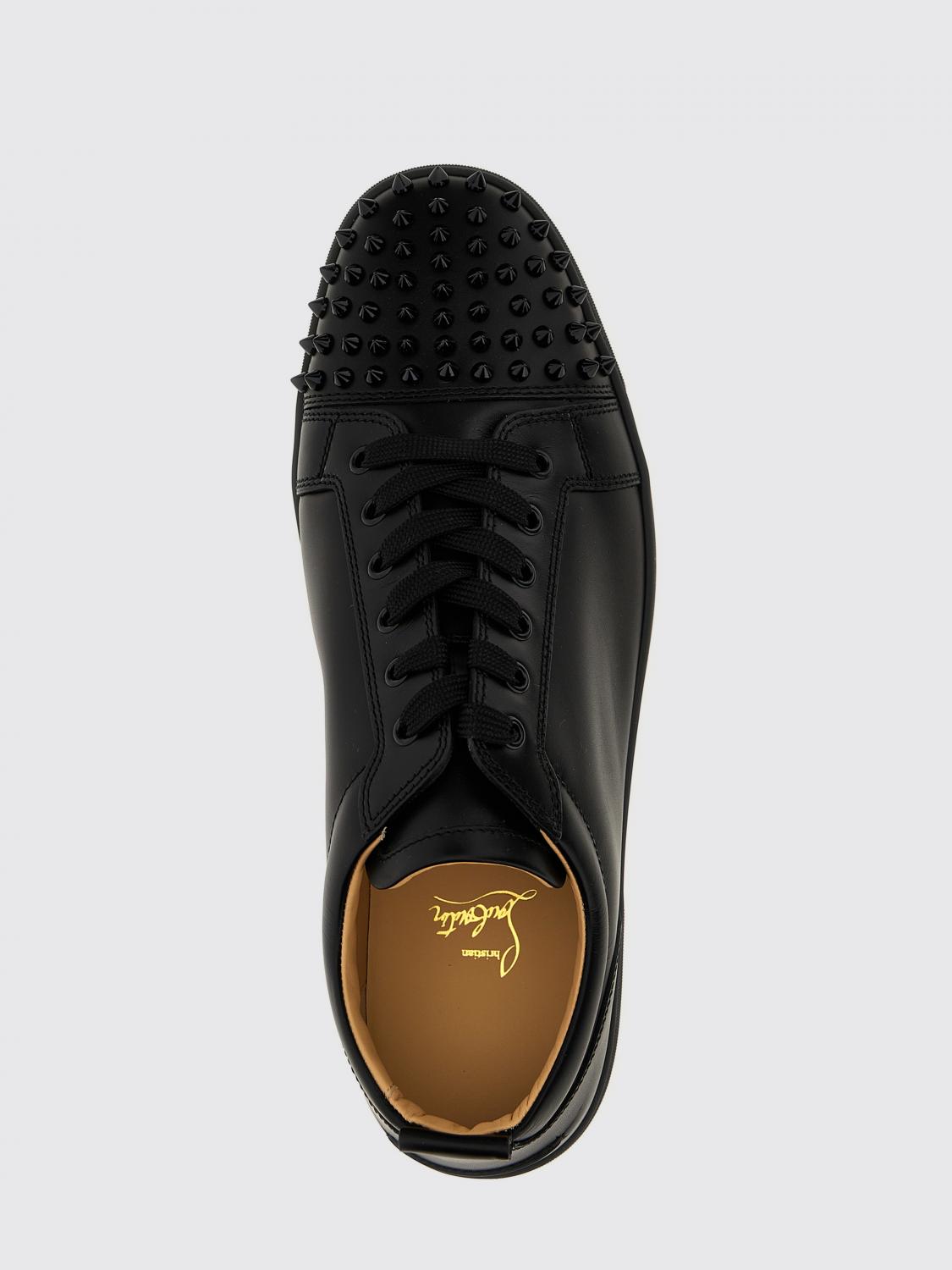 Christian Louboutin Men Louis Junior Spikes Smooth Calfskin Leather Sneakers Christian Louboutin CHRISTIAN LOUBOUTIN