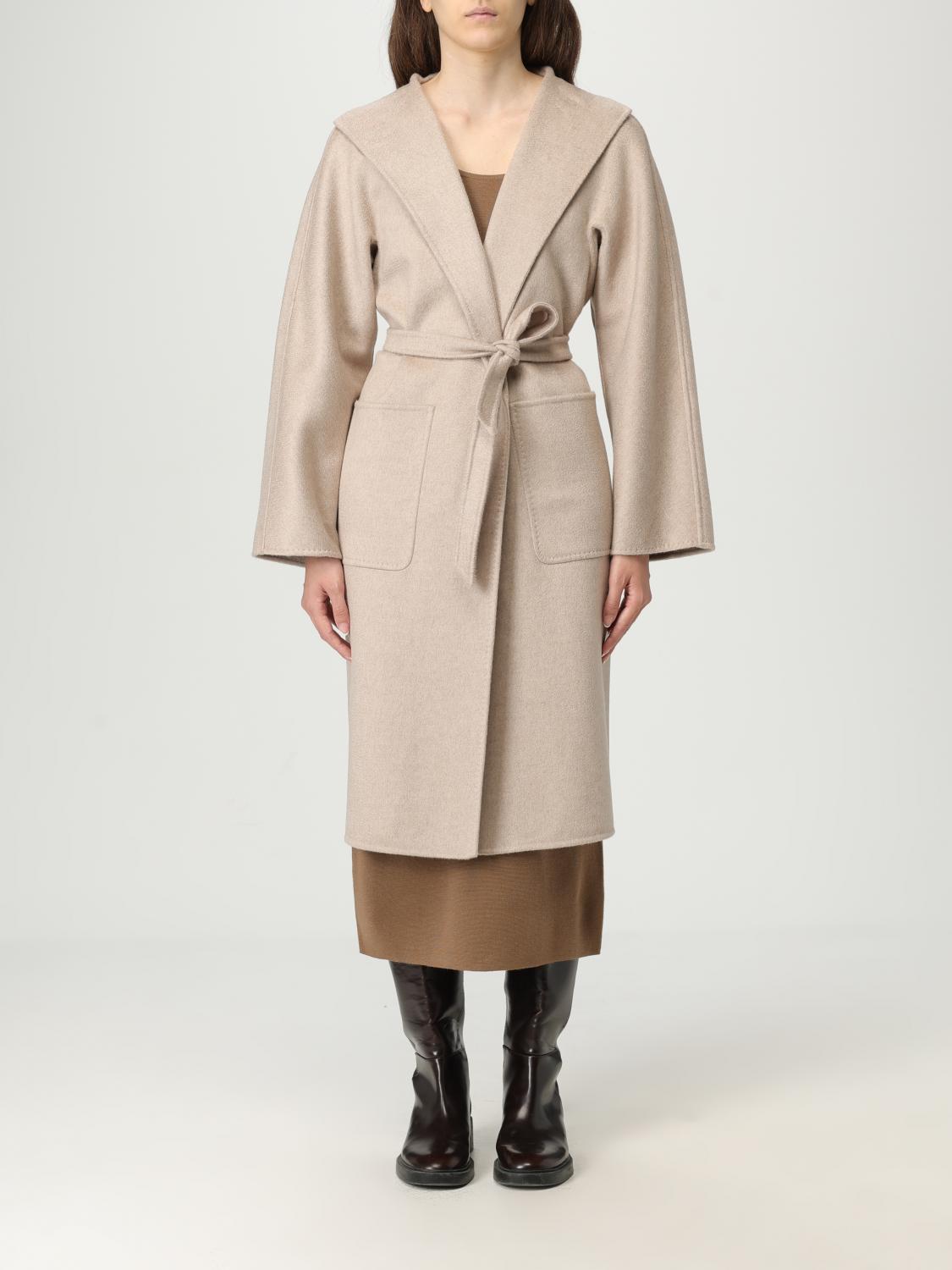 Max Mara Coat Woman Beige MAX MARA