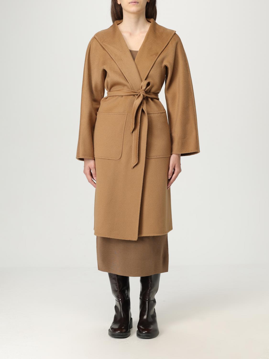 Max Mara Coat Woman Camel MAX MARA