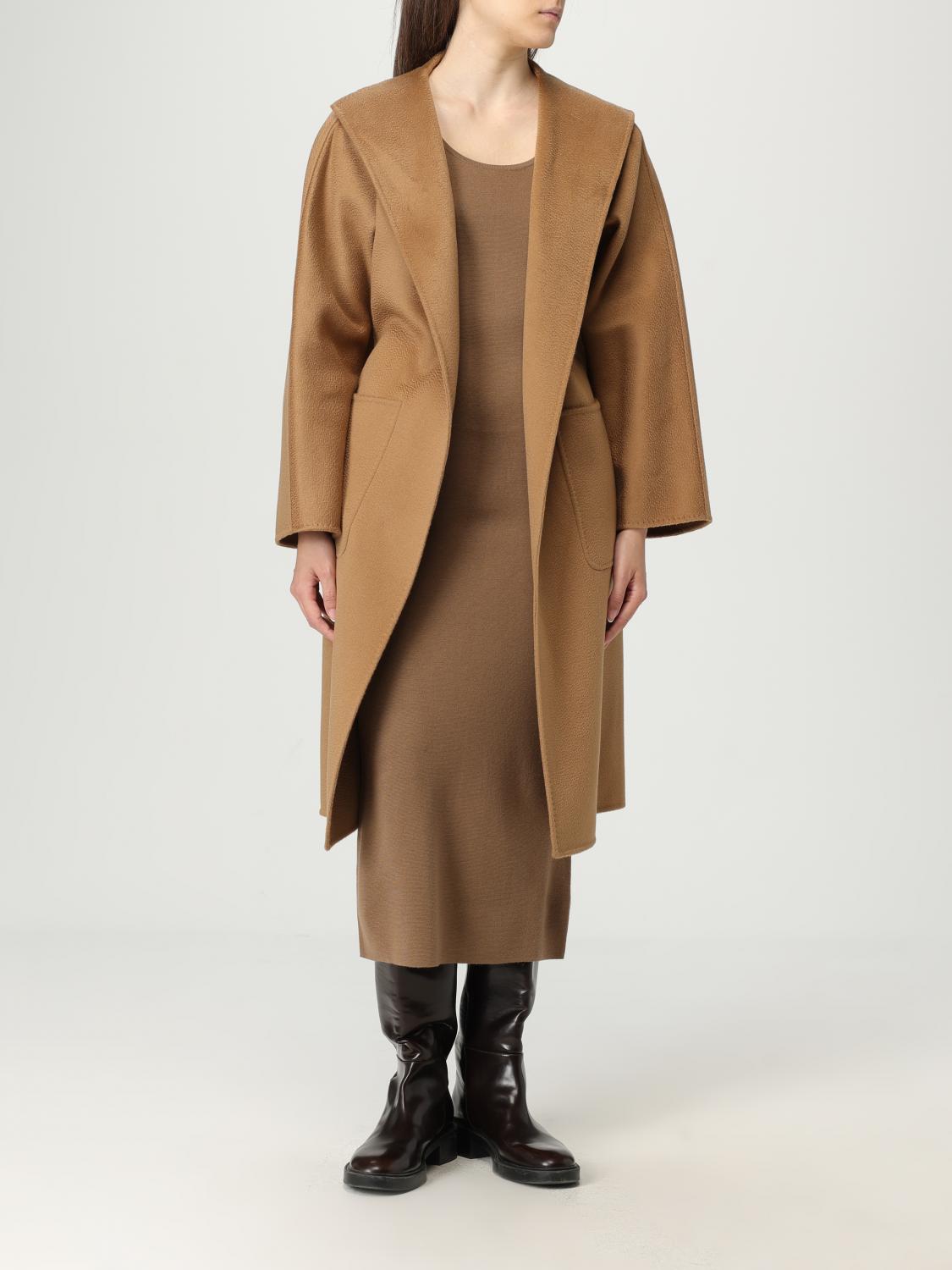 Max Mara Coat Woman Camel MAX MARA