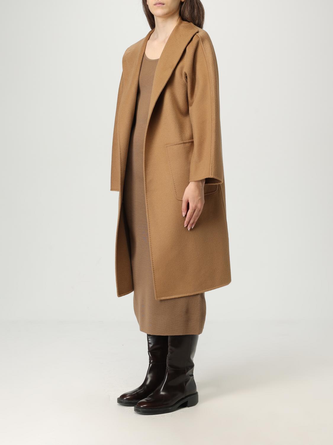 Max Mara Coat Woman Camel MAX MARA