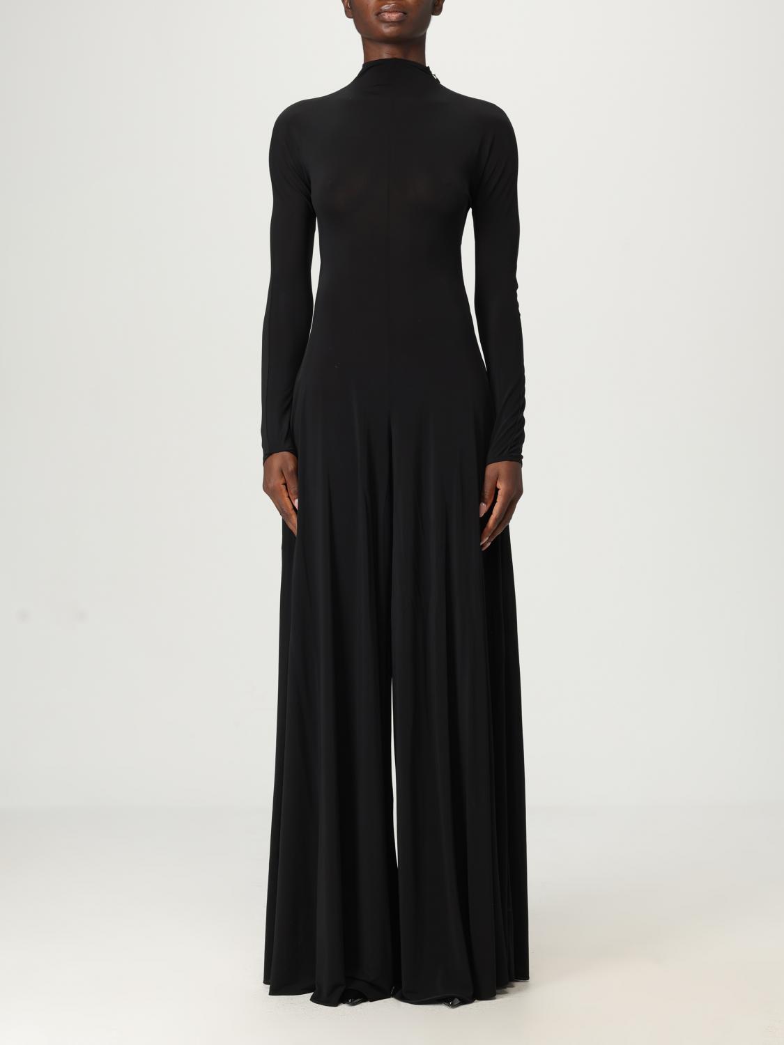 AlaiA Women AlaiA Wide Leg Viscose Jumpsuit ALAIA