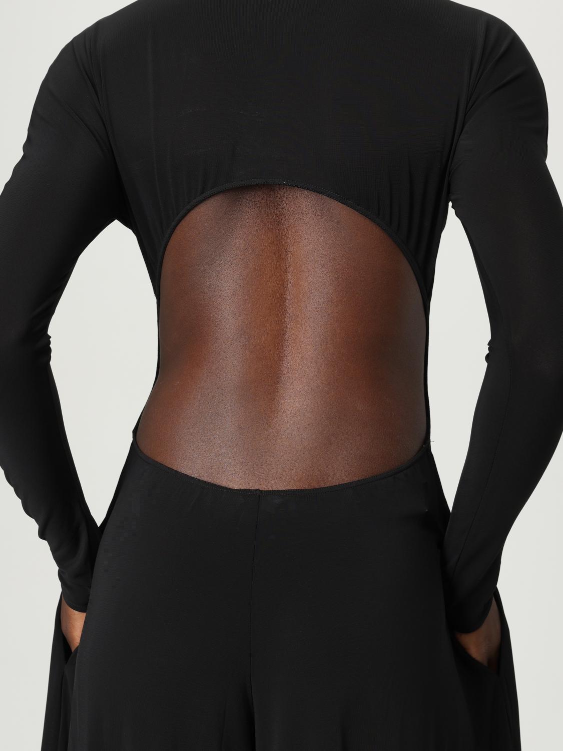 AlaiA Women AlaiA Wide Leg Viscose Jumpsuit ALAIA