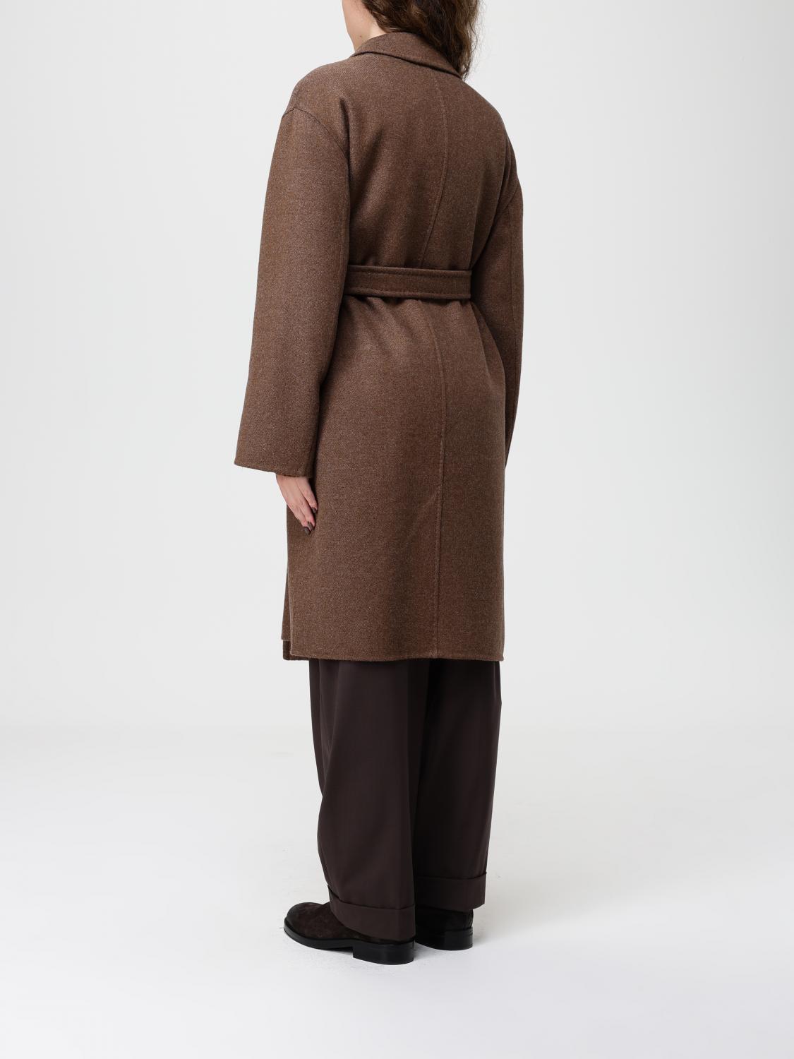 Max Mara Coat Woman Tobacco MAX MARA