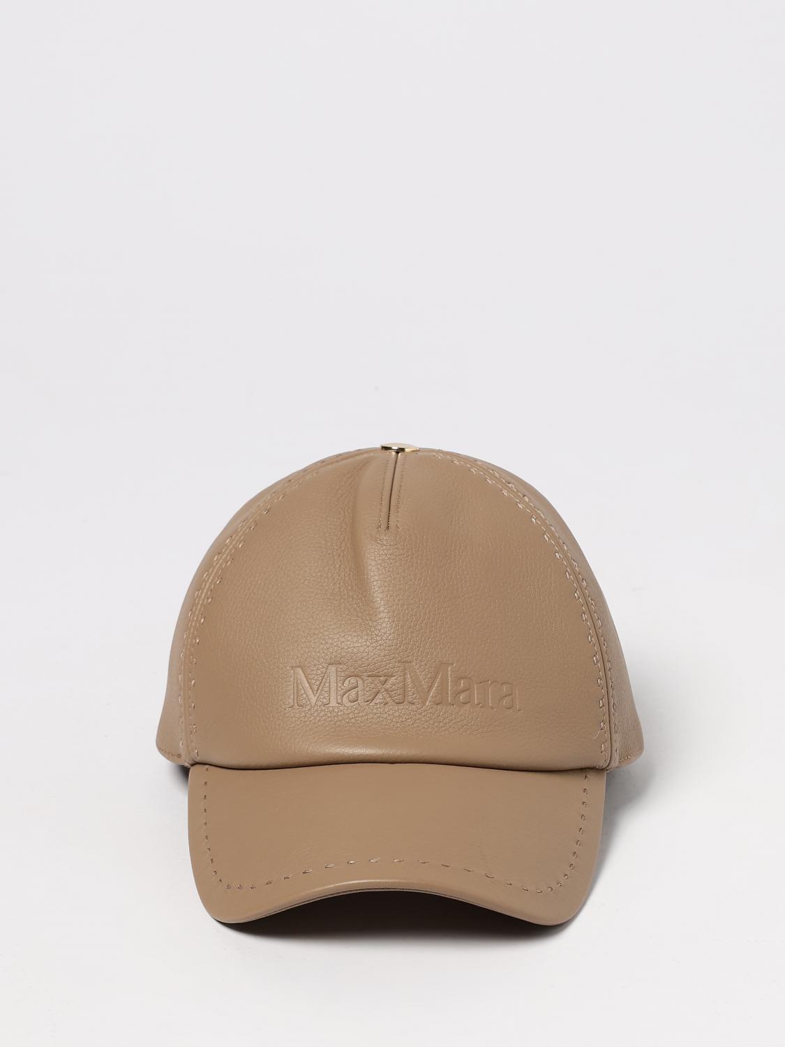 Max Mara Hat Woman Beige MAX MARA