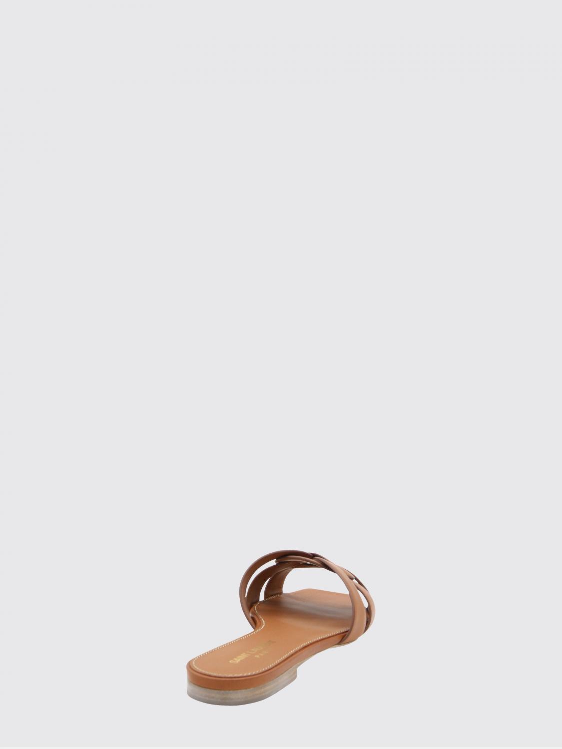 Saint Laurent Heeled Sandal Woman Red