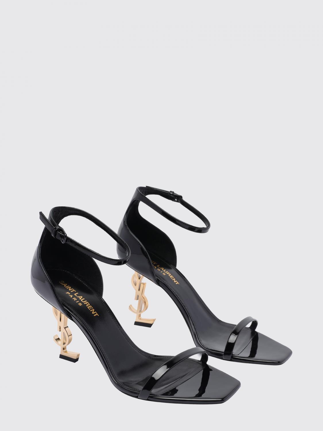 Saint Laurent Heeled Sandal Woman Black