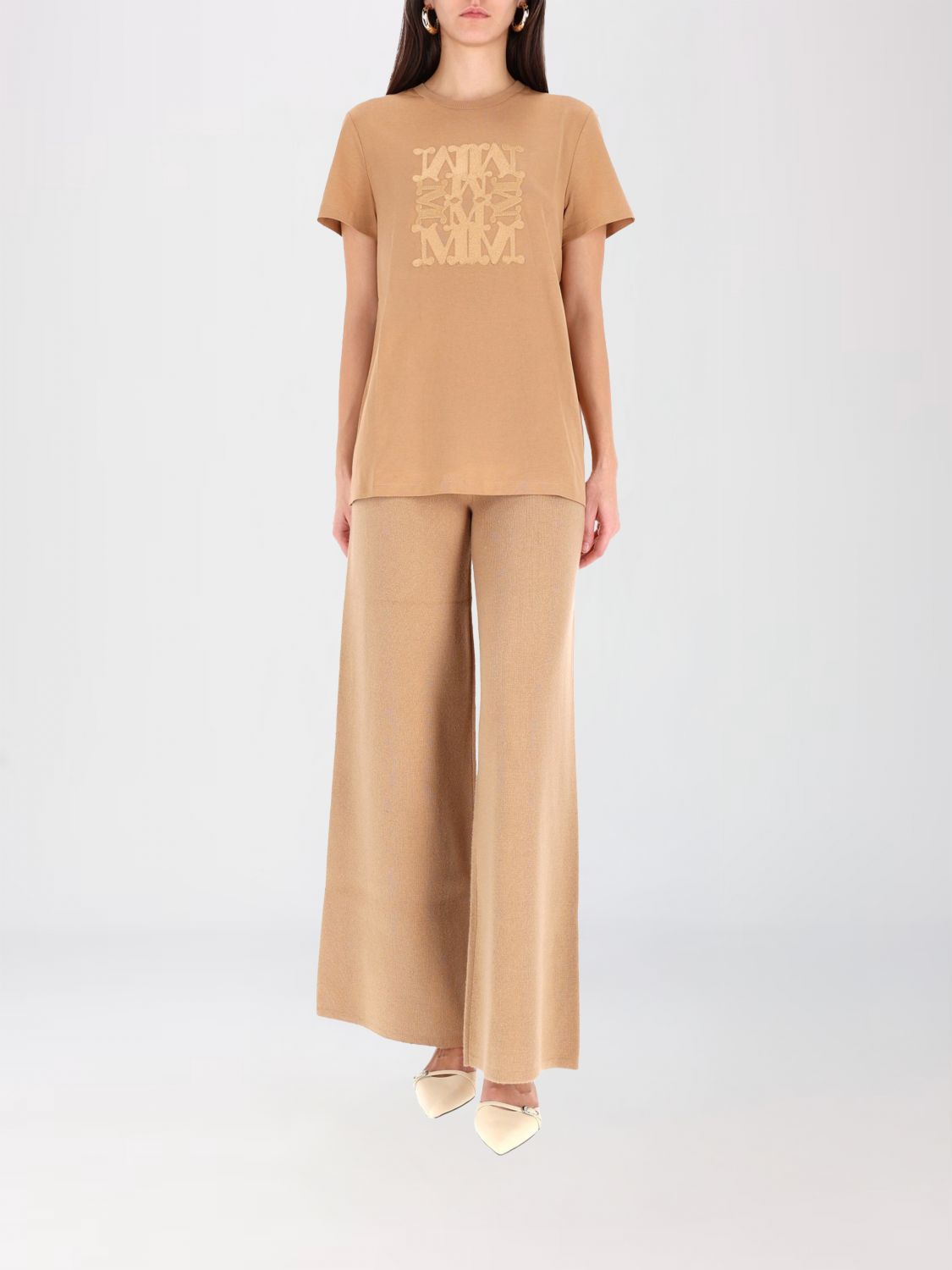 Max Mara T-Shirt Woman Beige MAX MARA