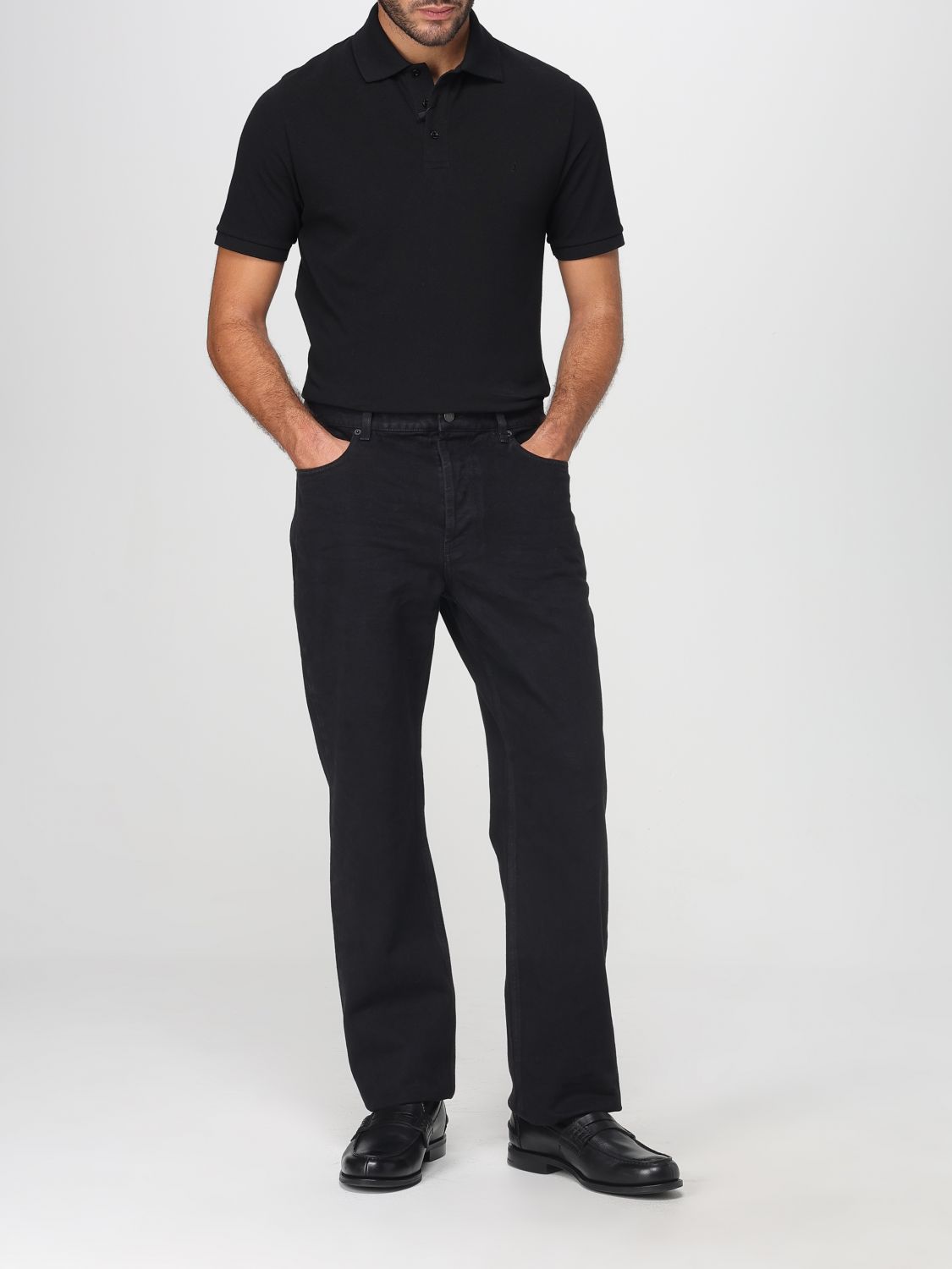 Saint Laurent Jeans Men Black SAINT LAURENT