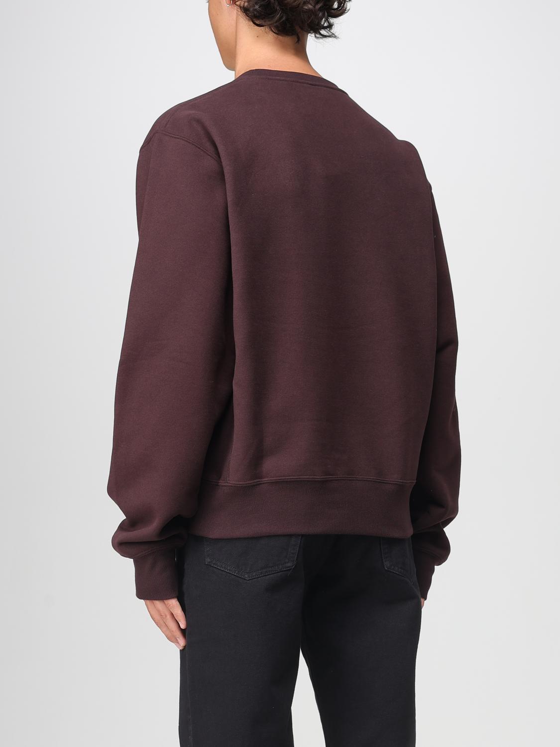 Saint Laurent Sweatshirt Men Plum SAINT LAURENT