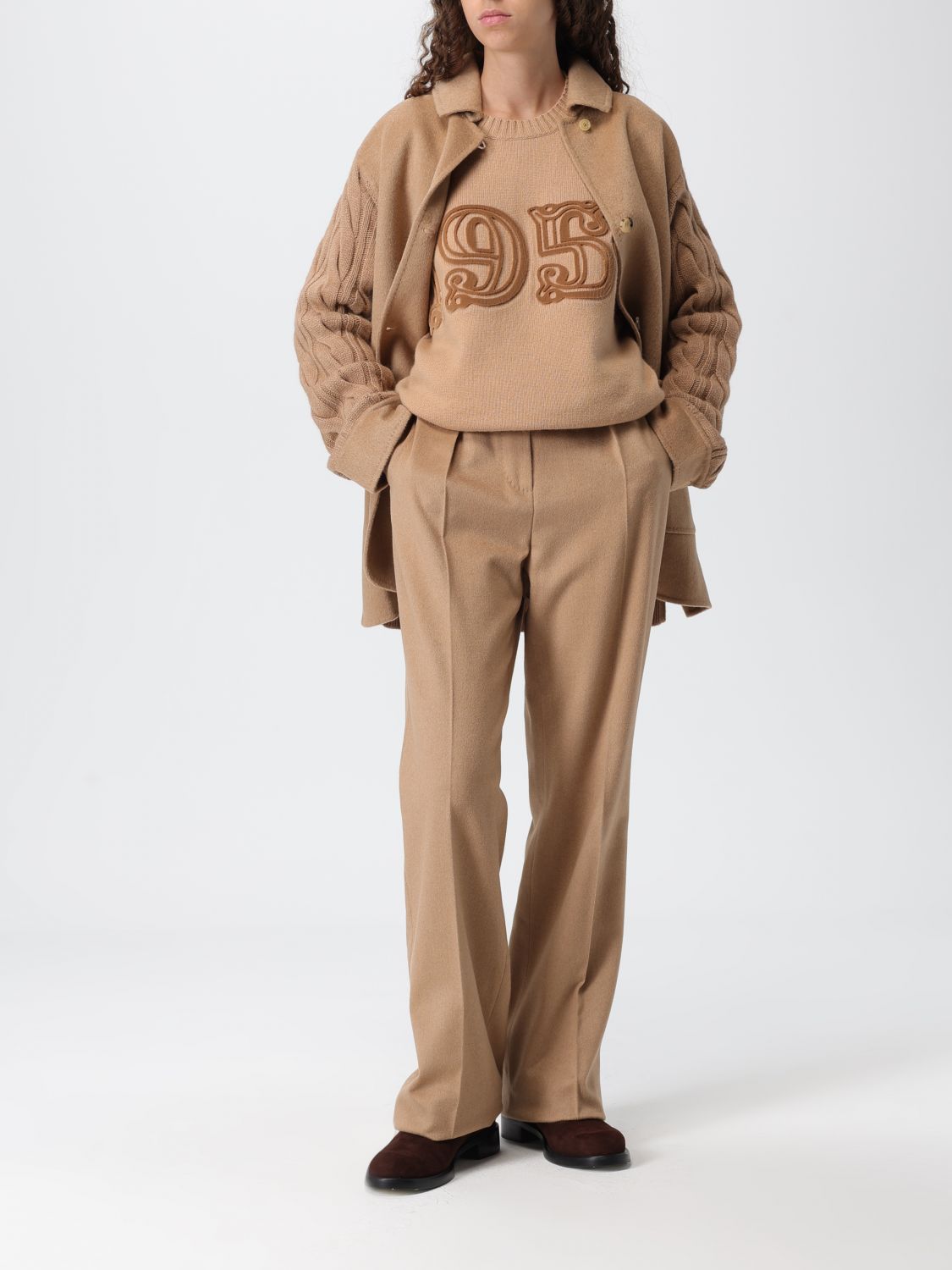 Max Mara Sweater Woman Camel MAX MARA