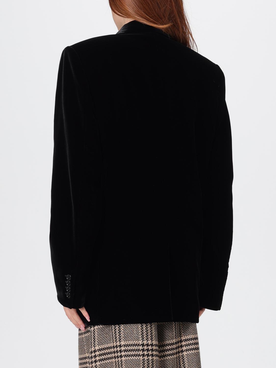 Saint Laurent Jacket Woman Black SAINT LAURENT