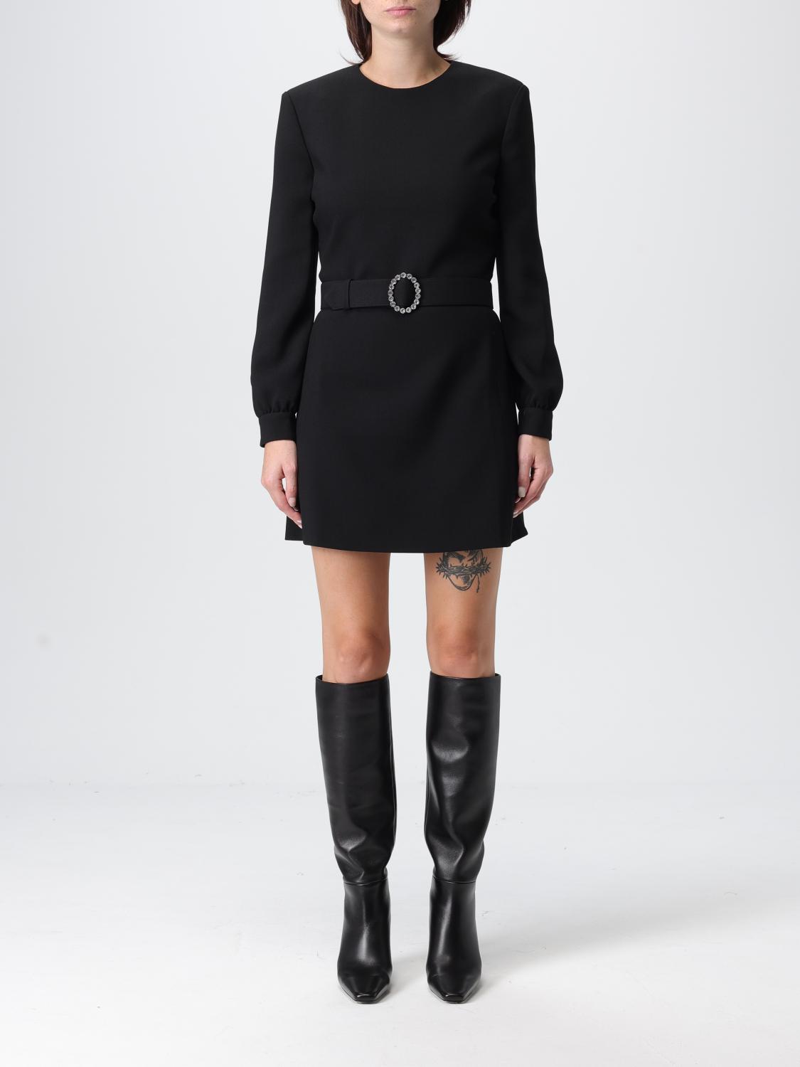 Saint Laurent Dress Woman Black SAINT LAURENT