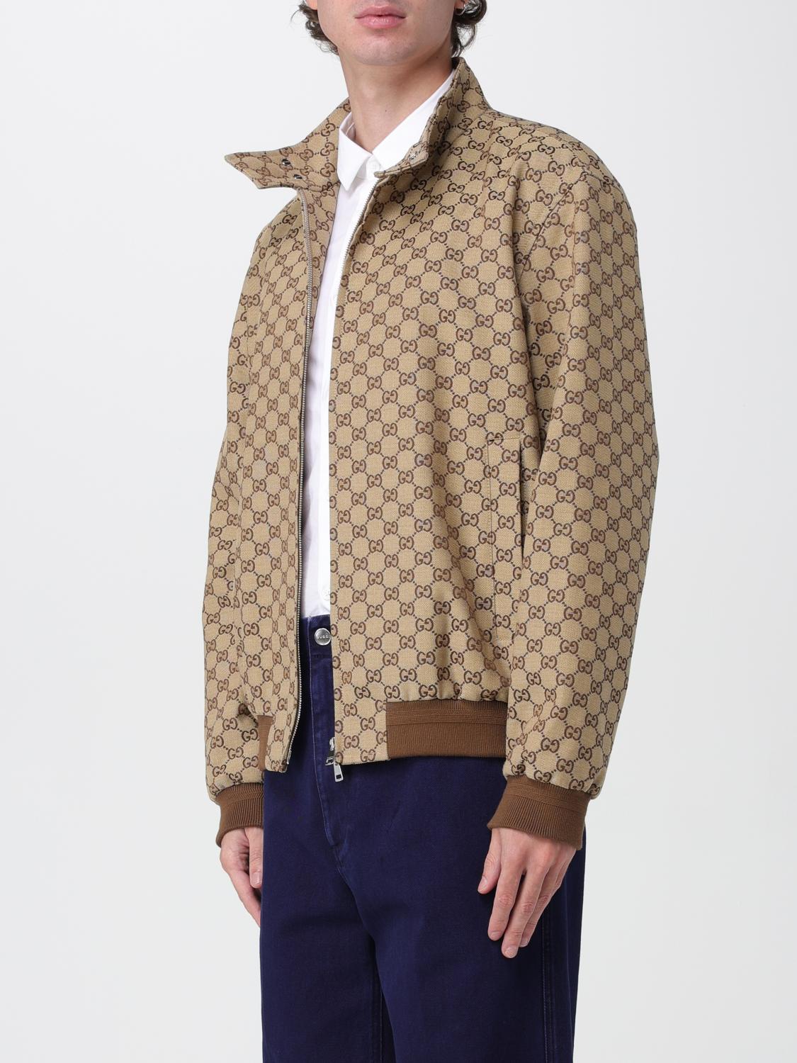 Gucci Jacket Men Camel GUCCI