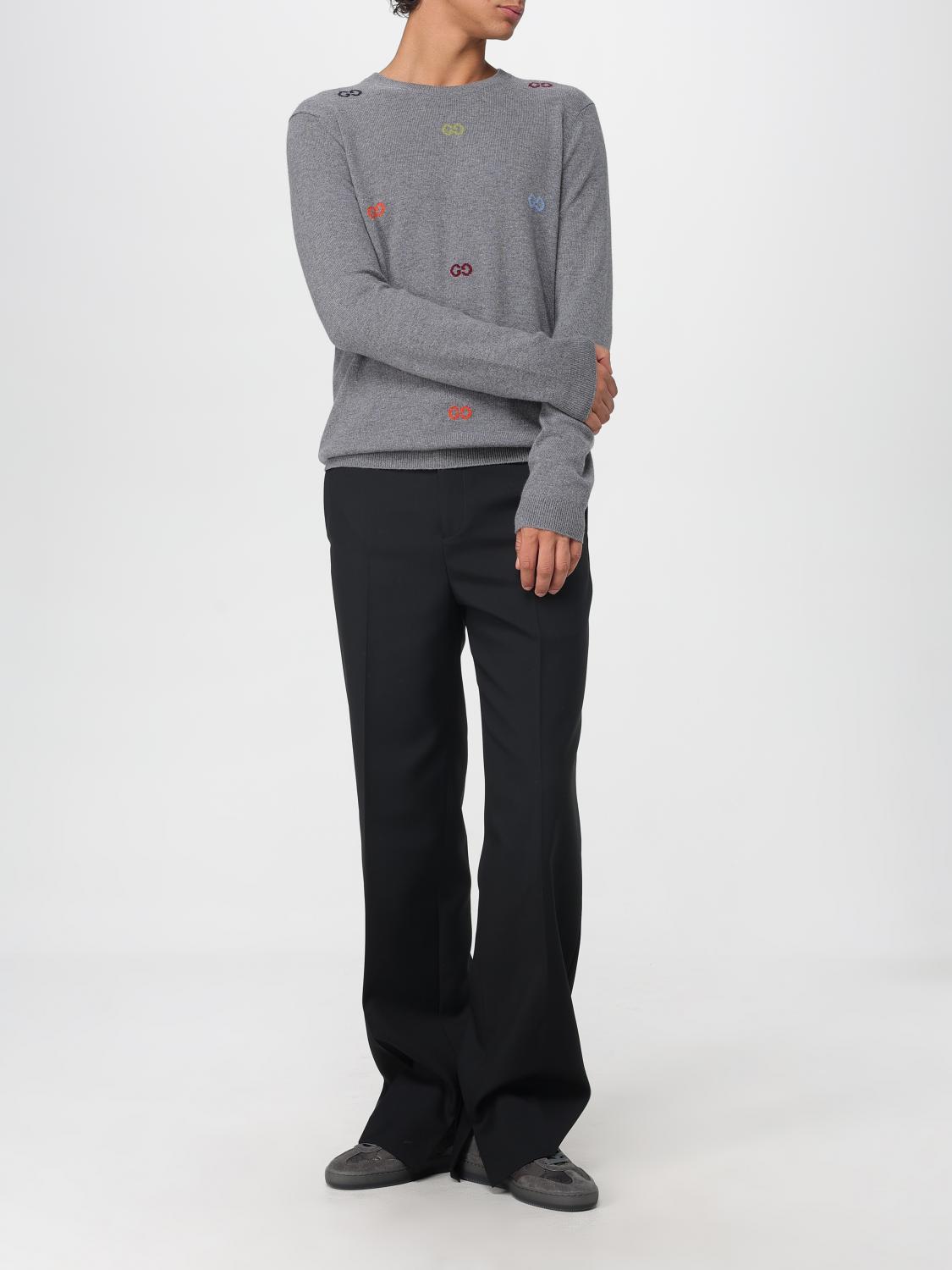 Gucci Sweater Men Grey GUCCI
