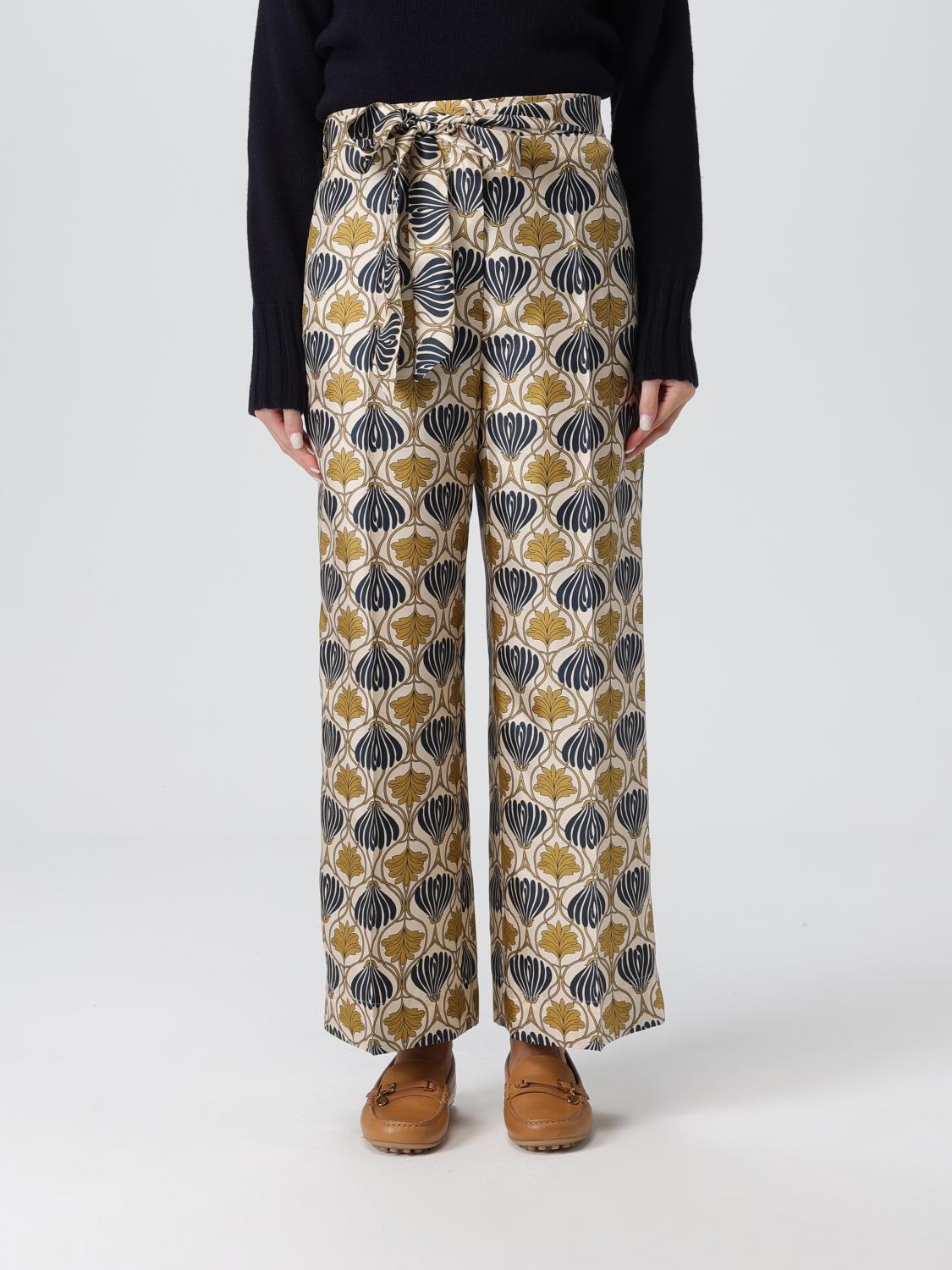 Max Mara Pants Woman Yellow MAX MARA