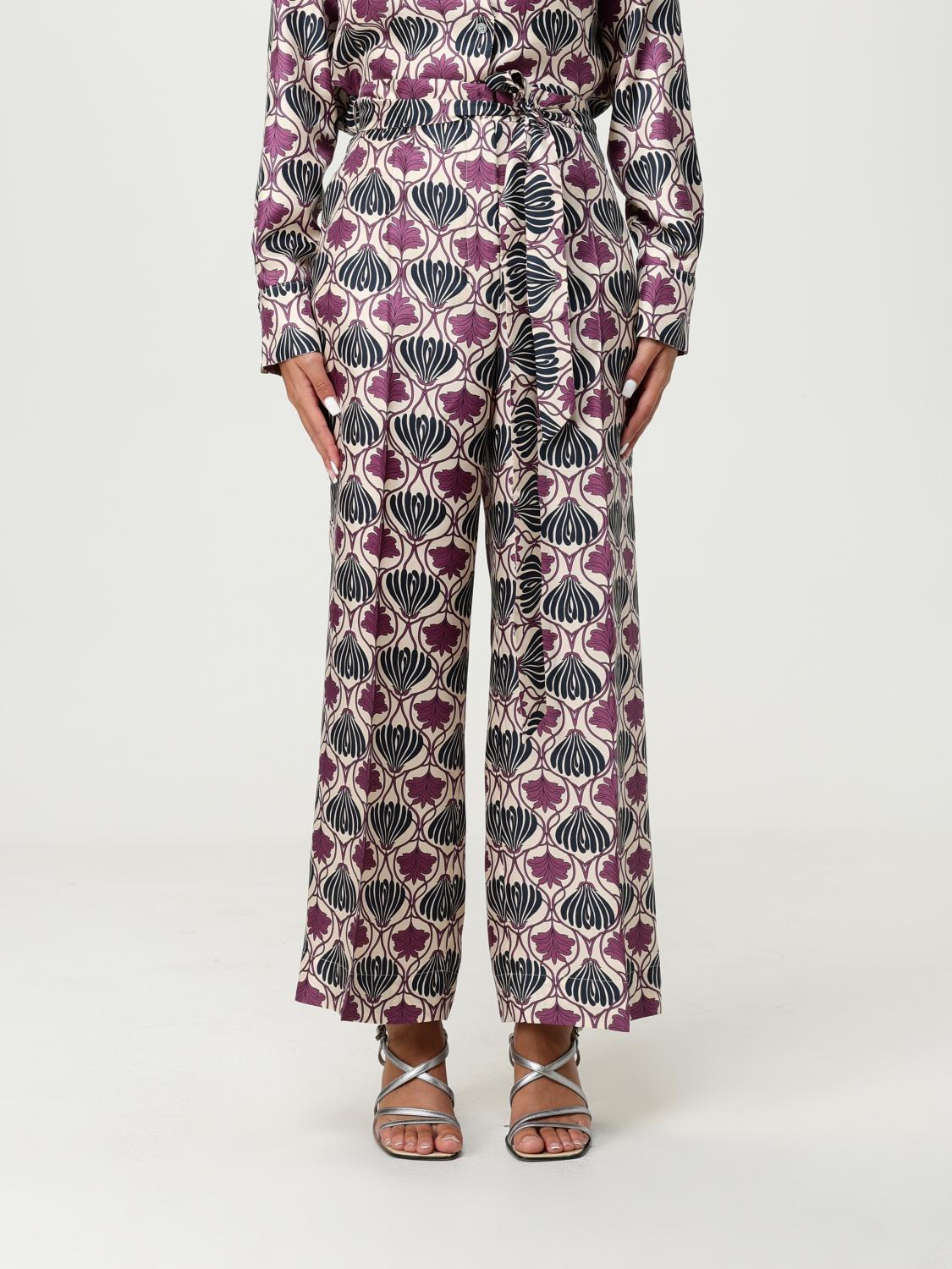 Max Mara Pants Woman Violet MAX MARA