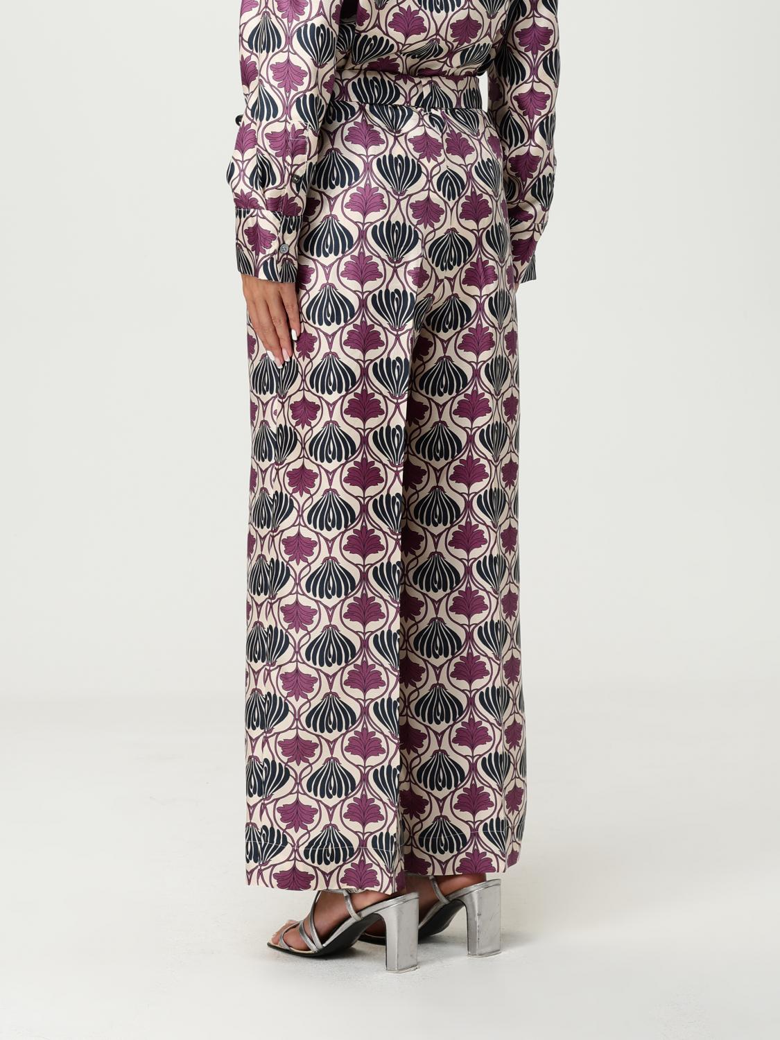 Max Mara Pants Woman Violet MAX MARA